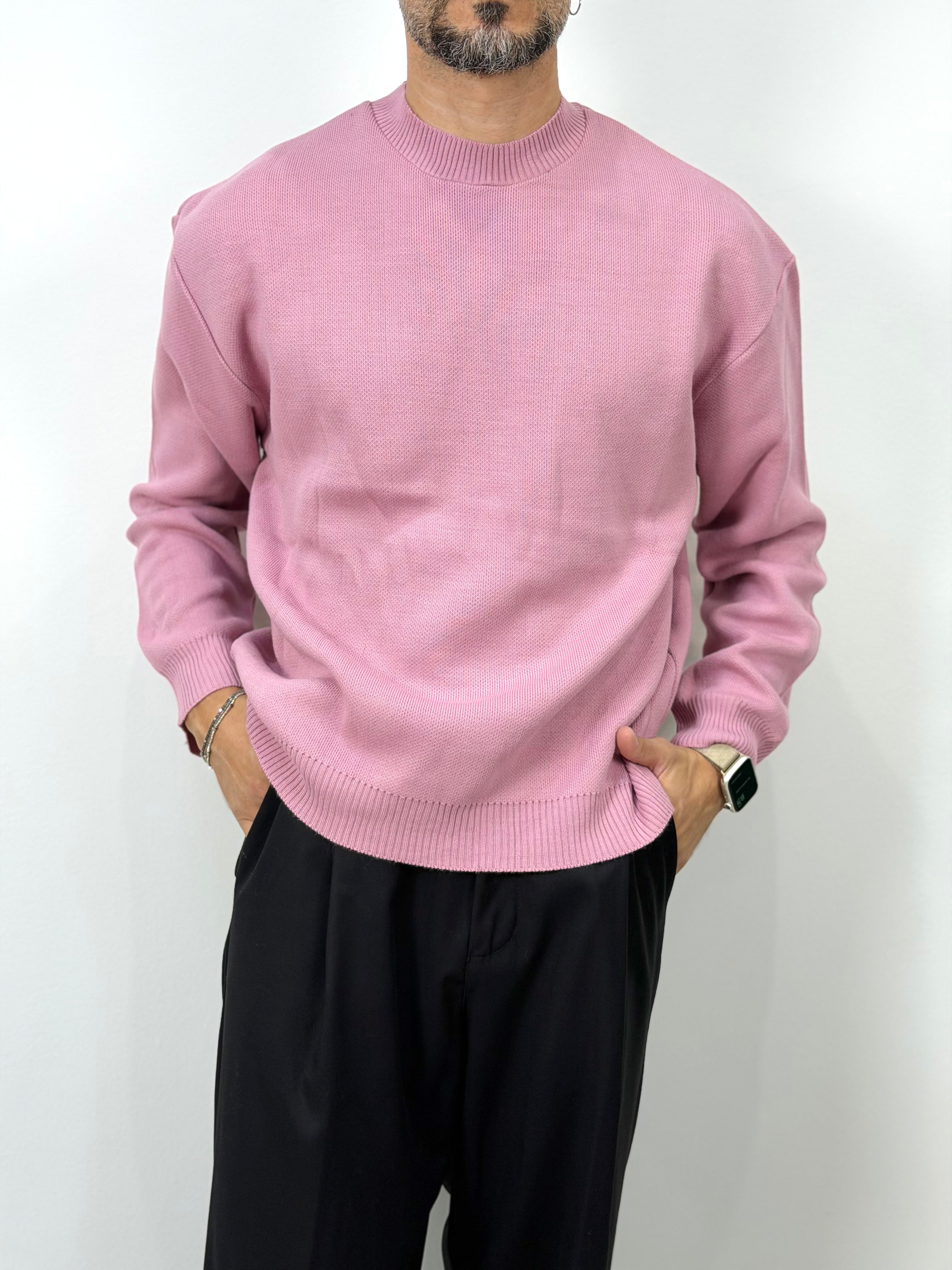 PULLOVER IN TRAMA FITTA