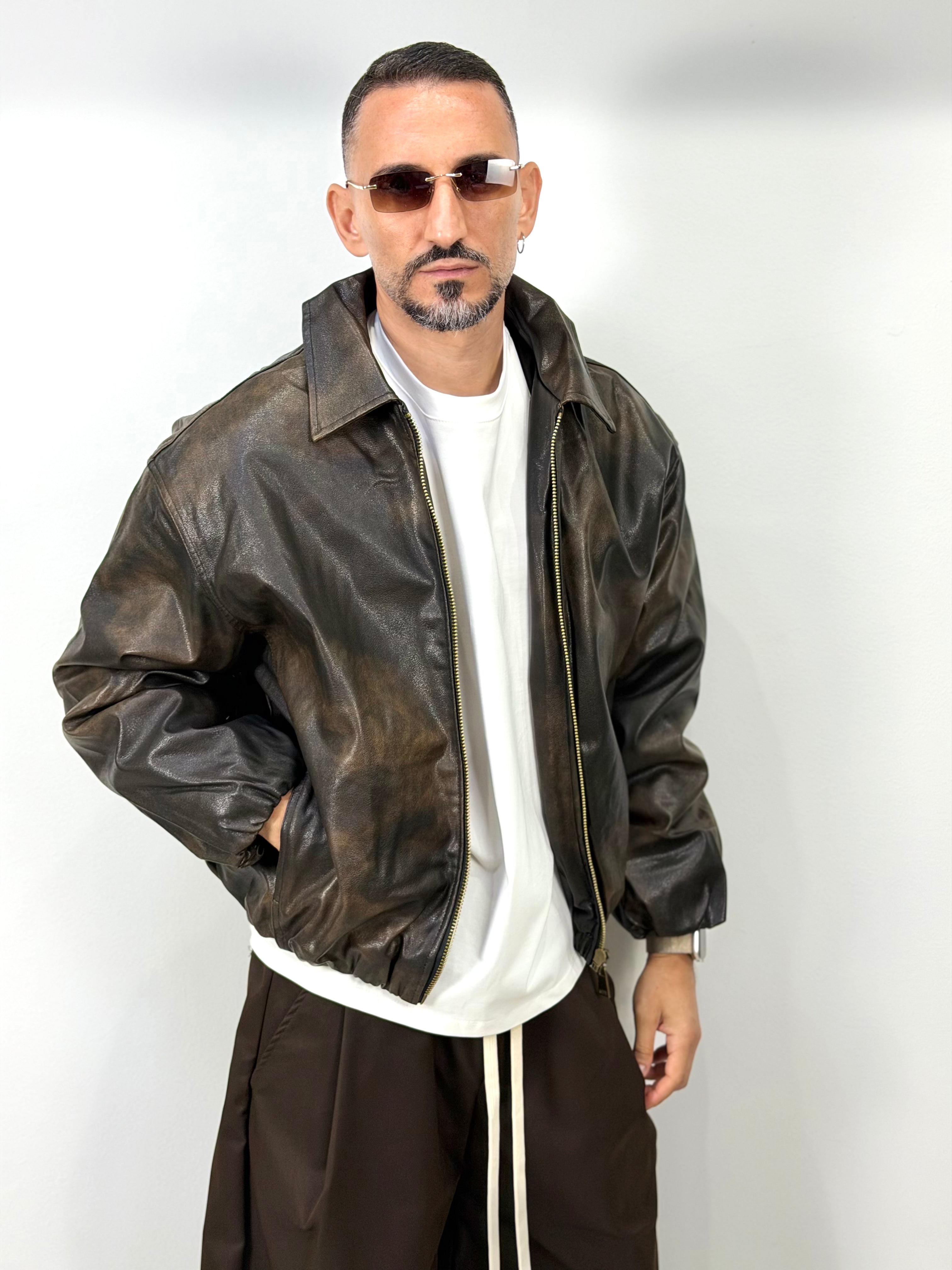 BOMBER IN ECOPELLE BALLON FIT
