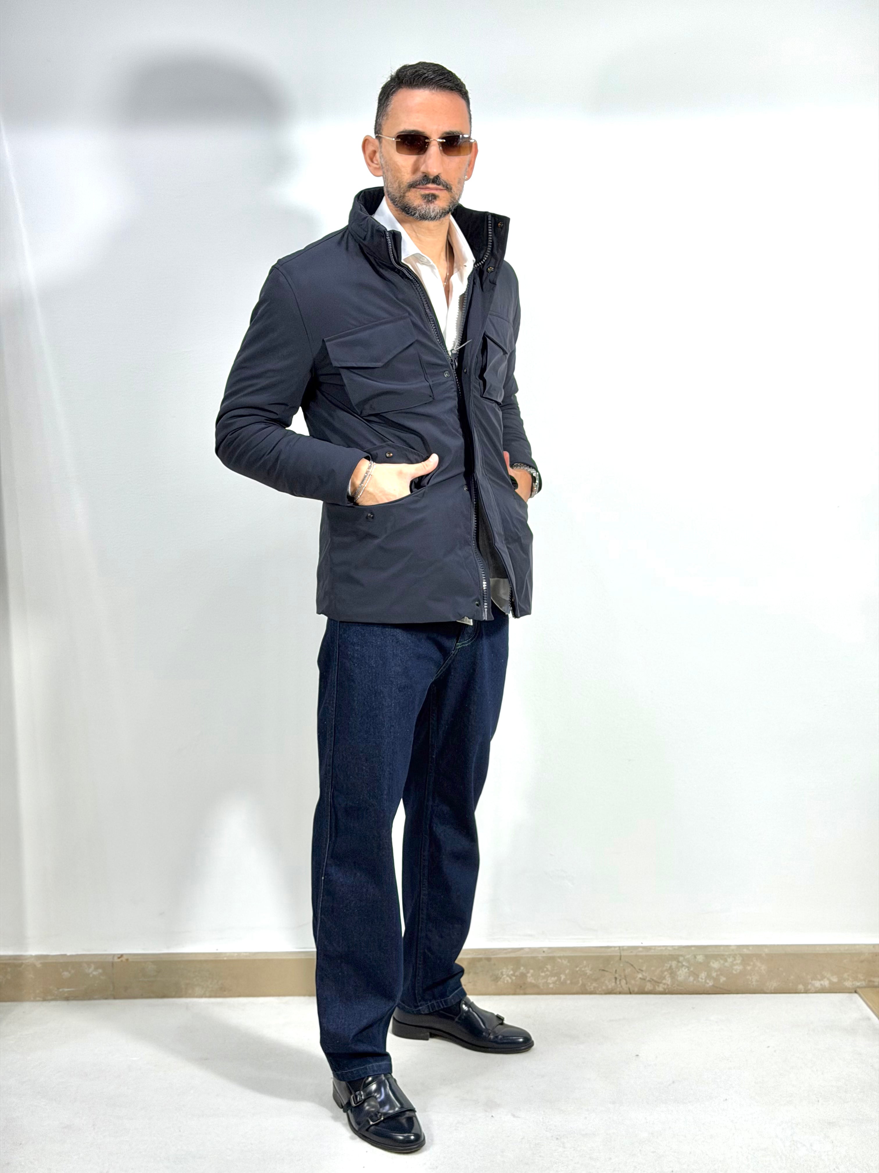 DENIM CON CUCITURE VERDI