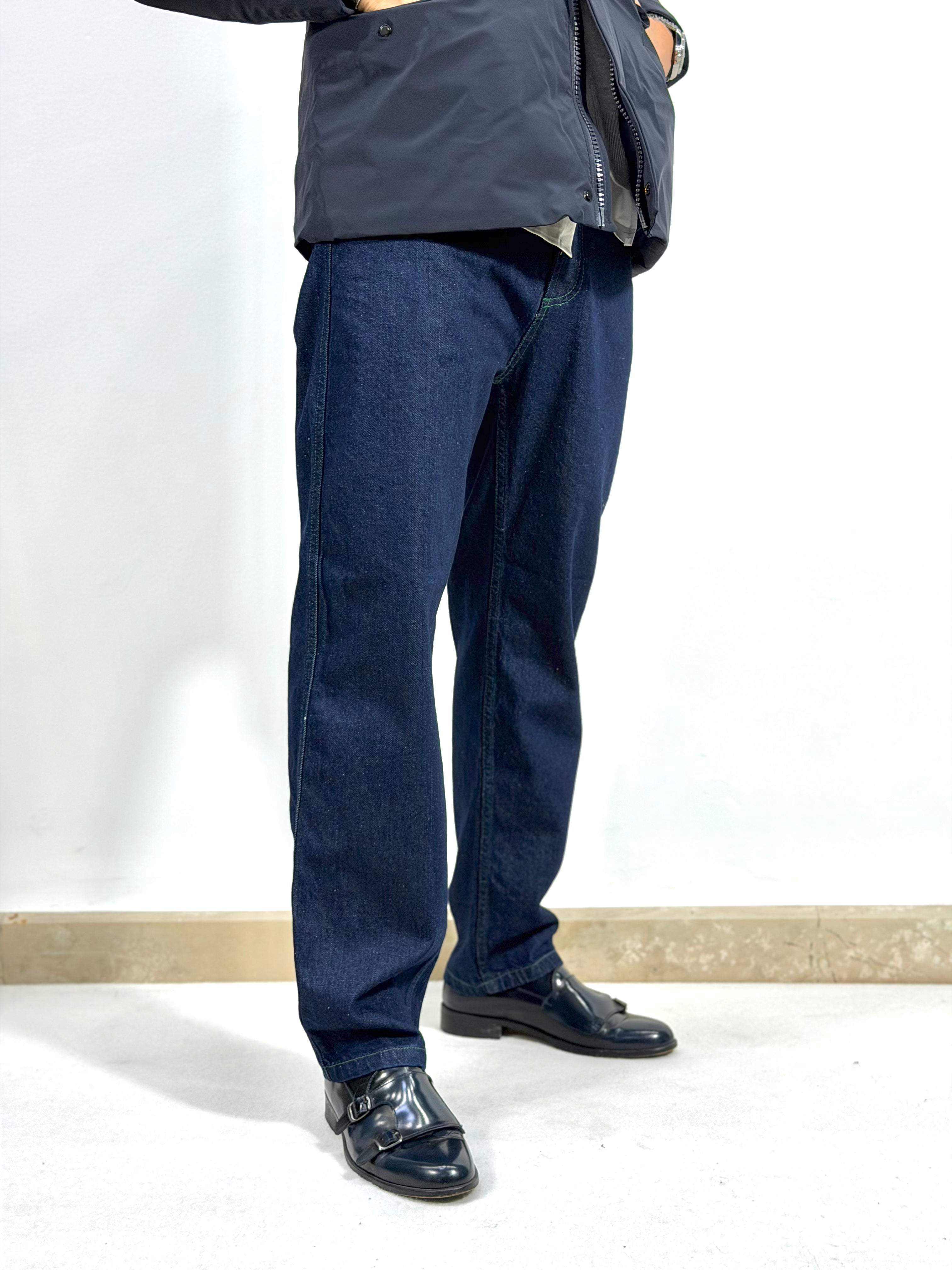 DENIM CON CUCITURE VERDI