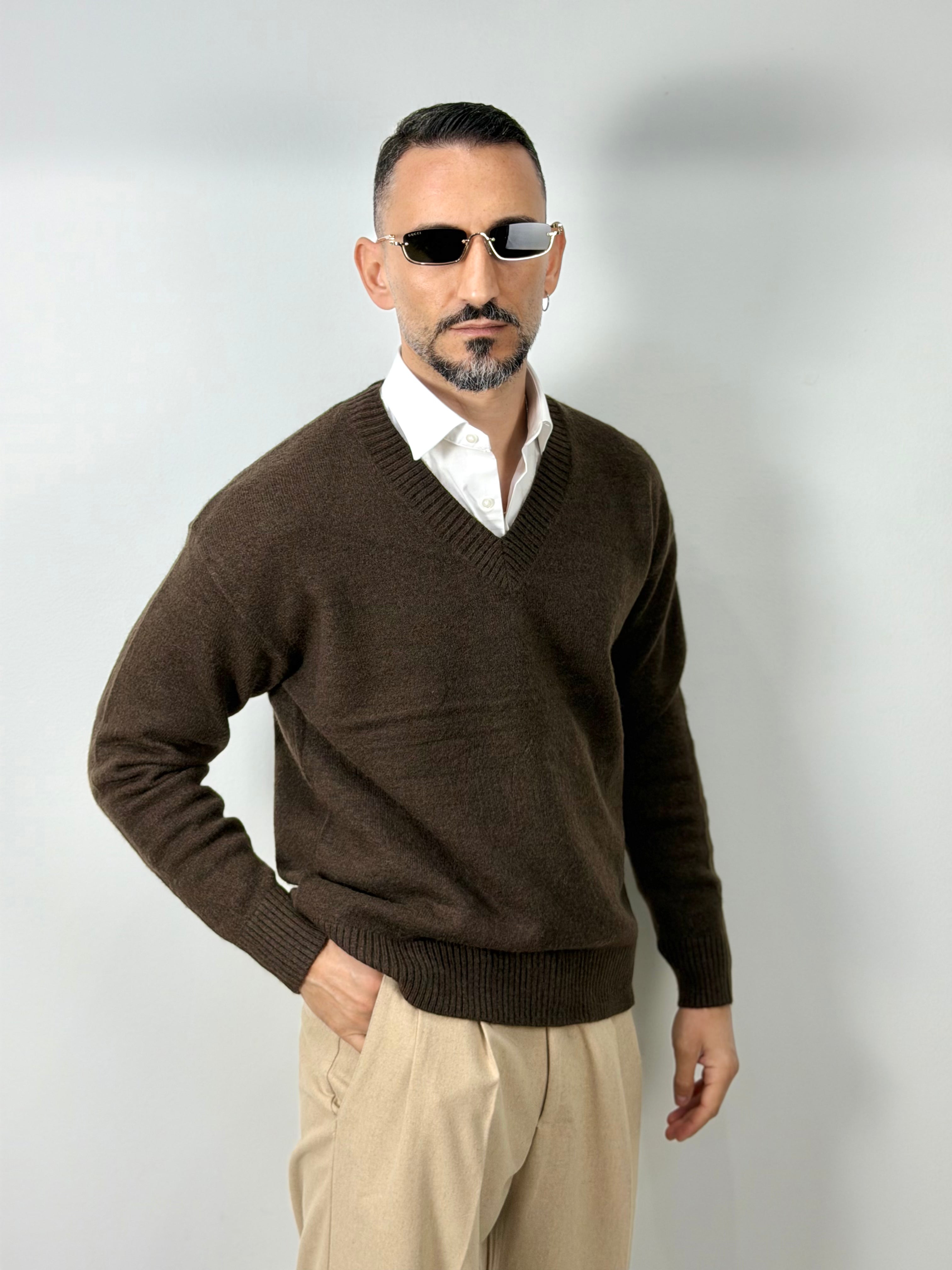 PULLOVER SCOLLO V