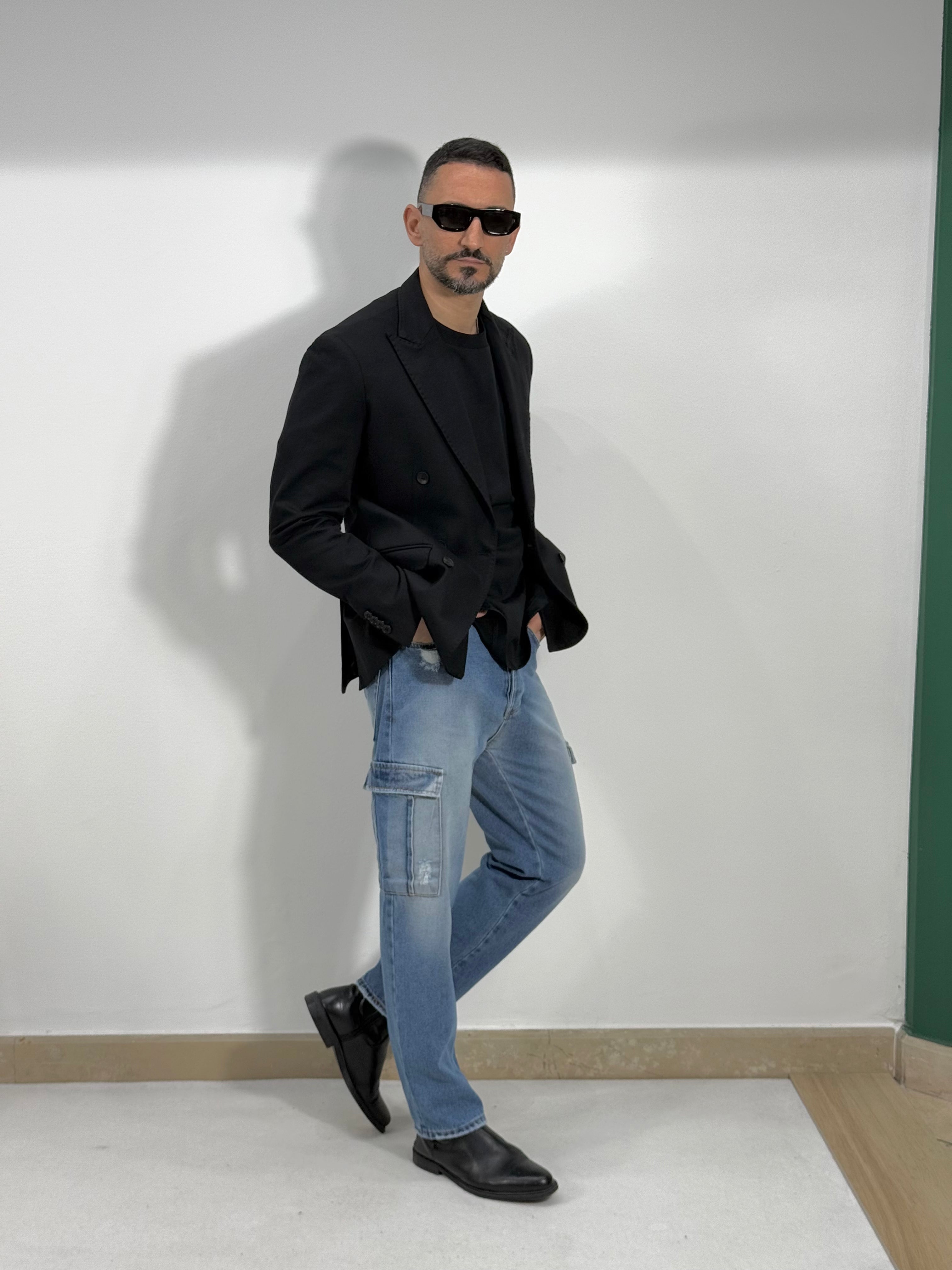 DENIM CARGO SKY