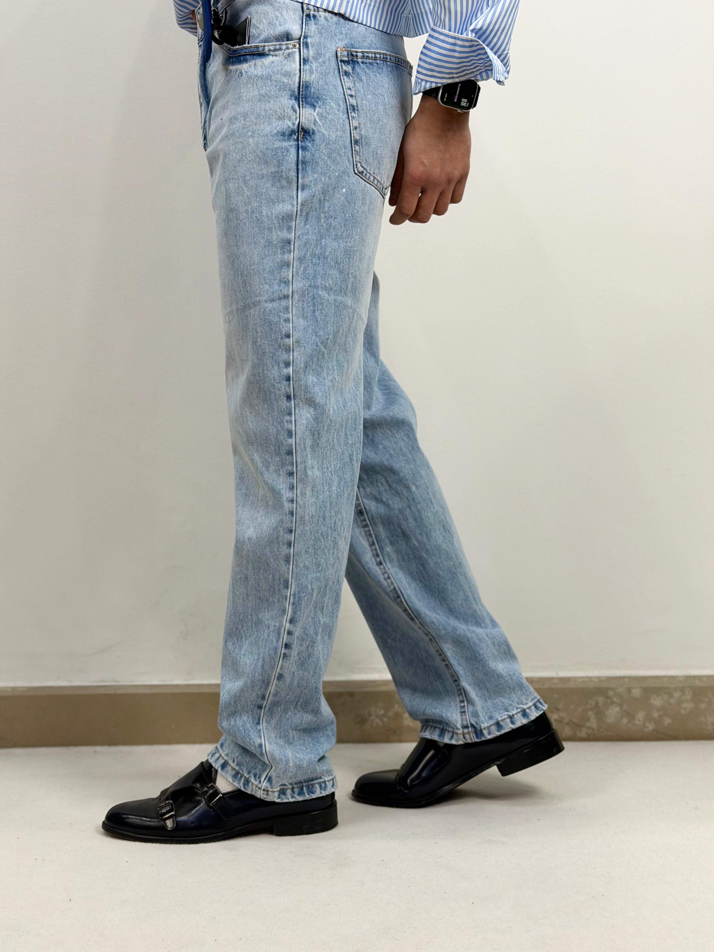 DENIM IN TELA FISSA SKY