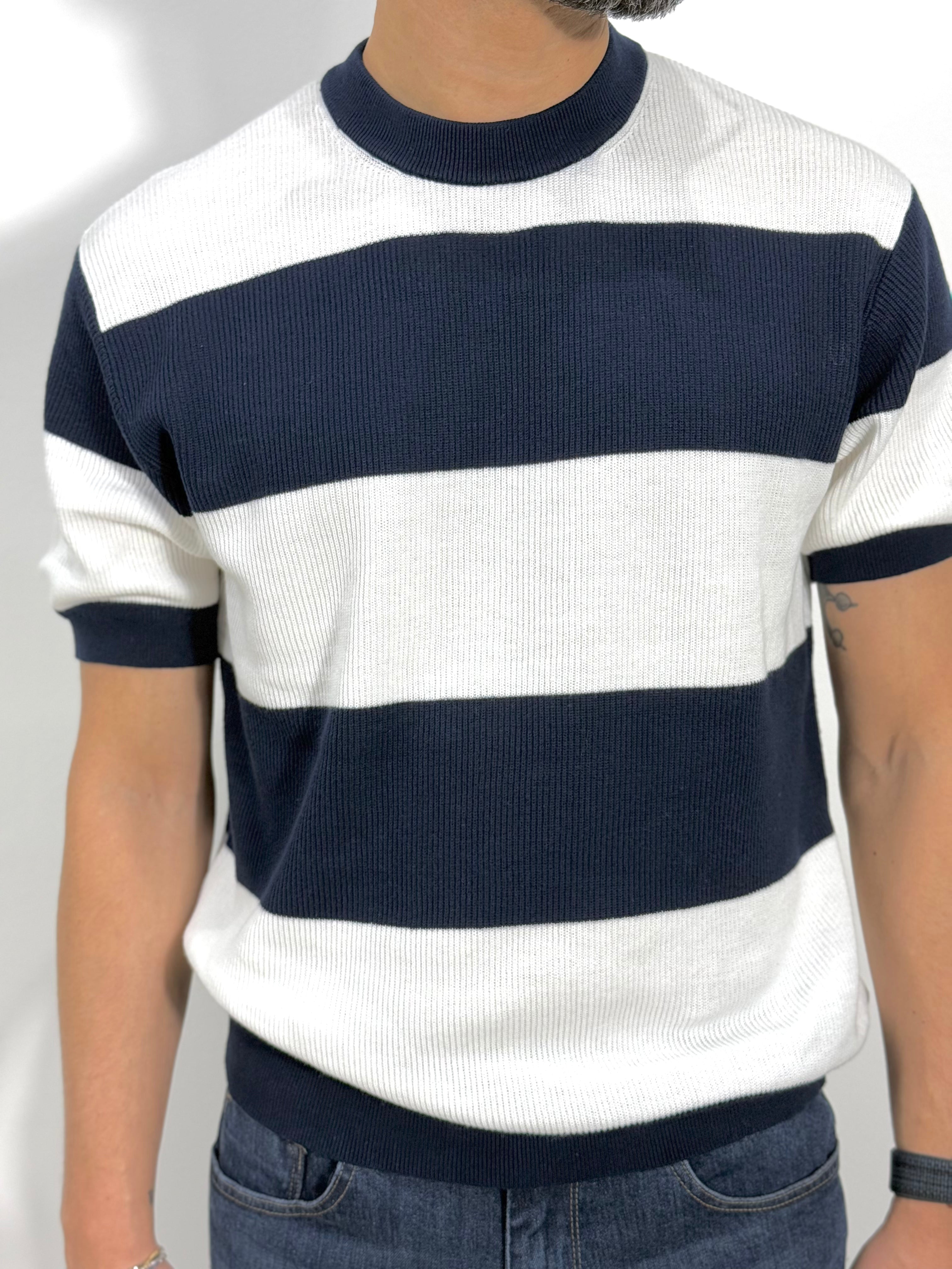 MAGLIA FILO RIGATA