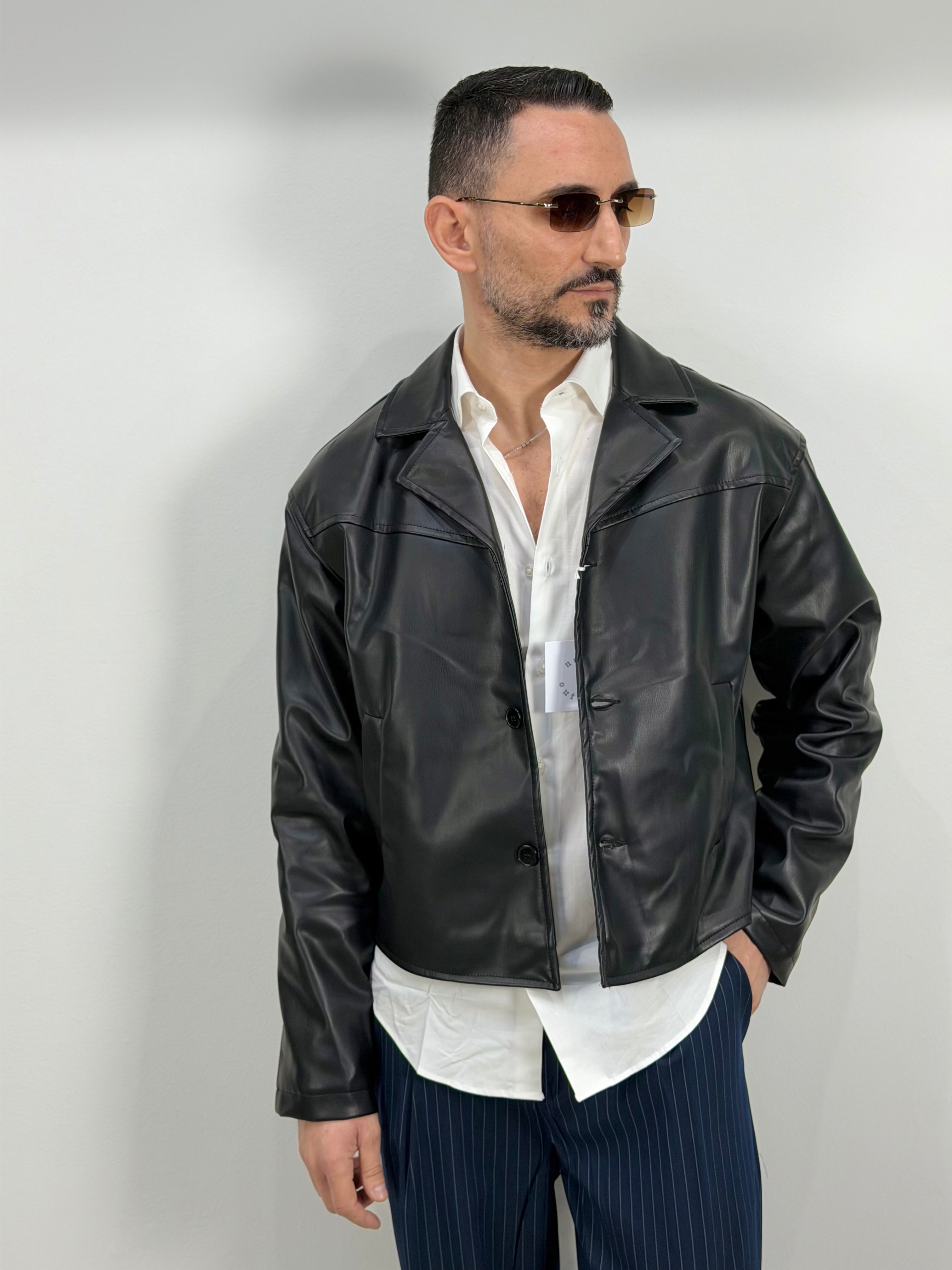 BOARD JACKET IN ECOPELLE