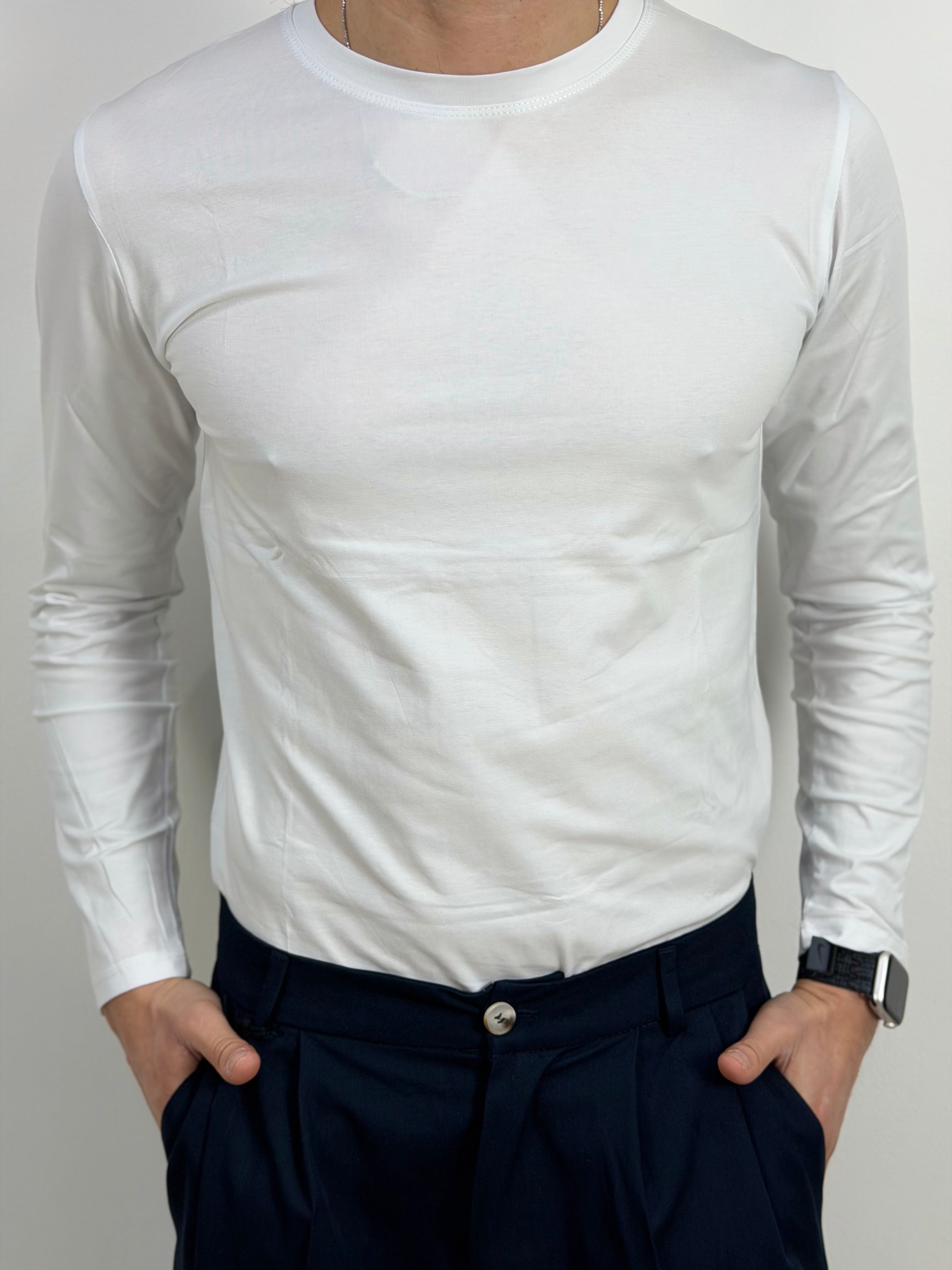 T SHIRT COTONE MANICA LUNGA