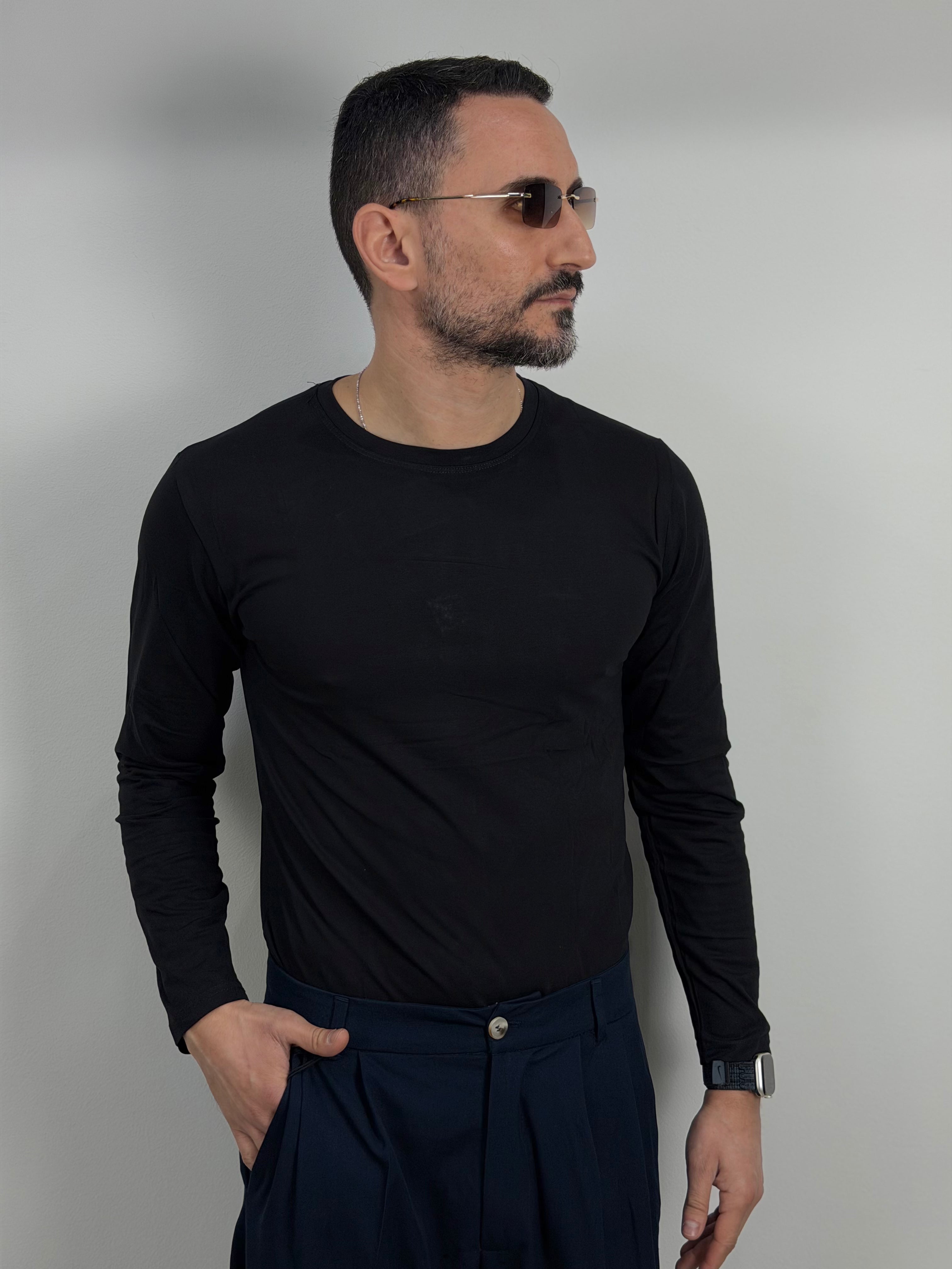 T SHIRT COTONE MANICA LUNGA