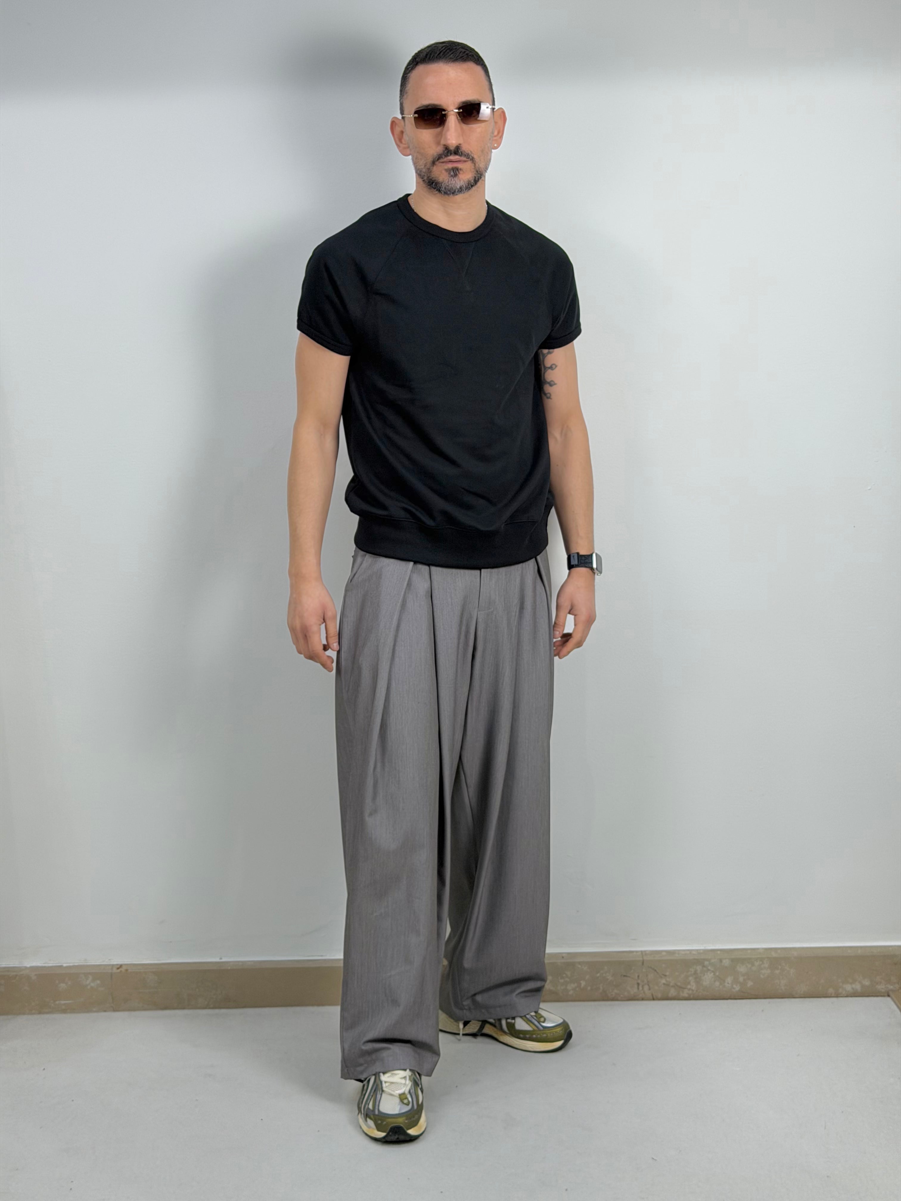 FELPA MANICA CORTA IN JERSEY