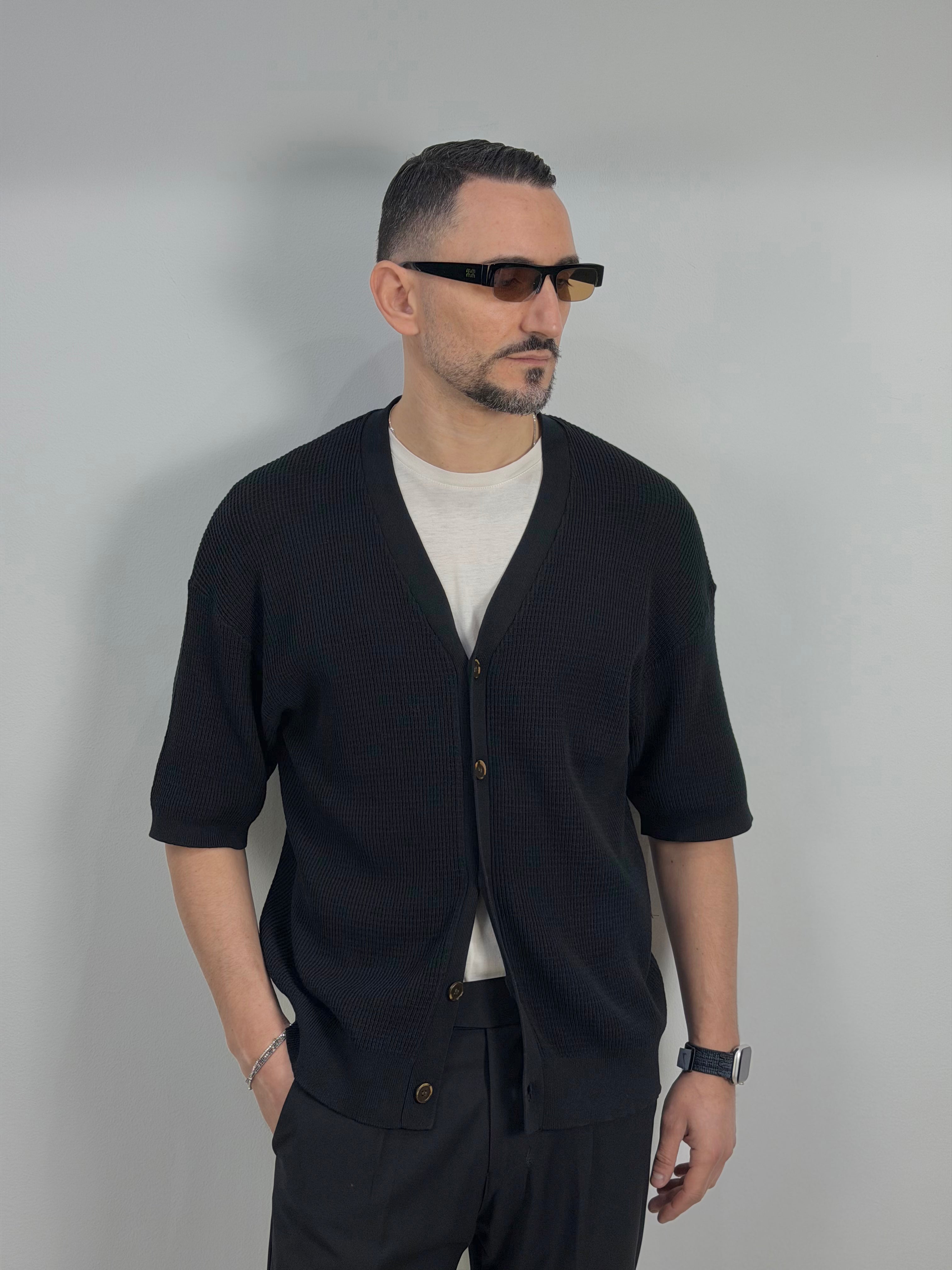 CARDIGAN MANICA CORTA