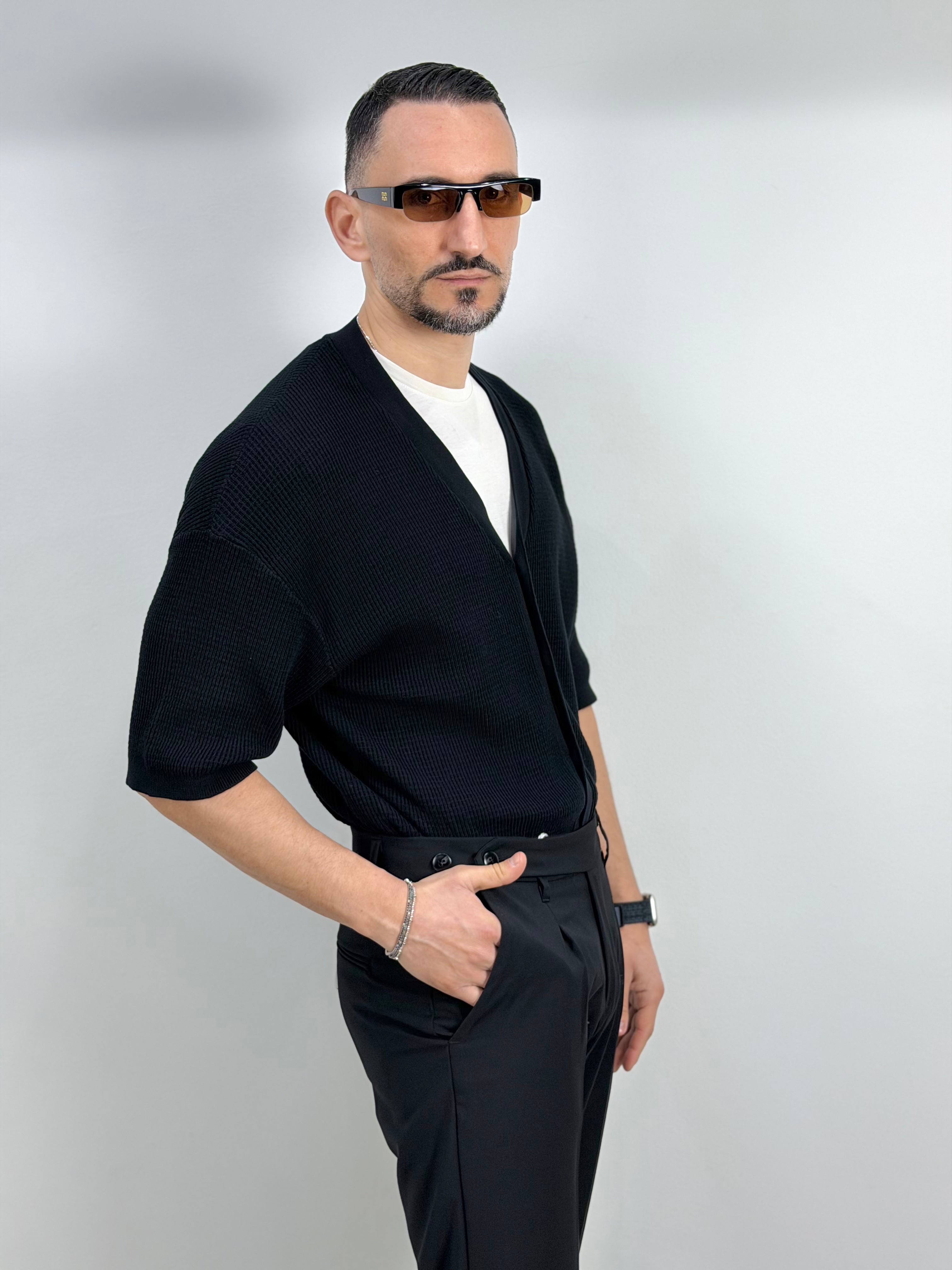 CARDIGAN MANICA CORTA