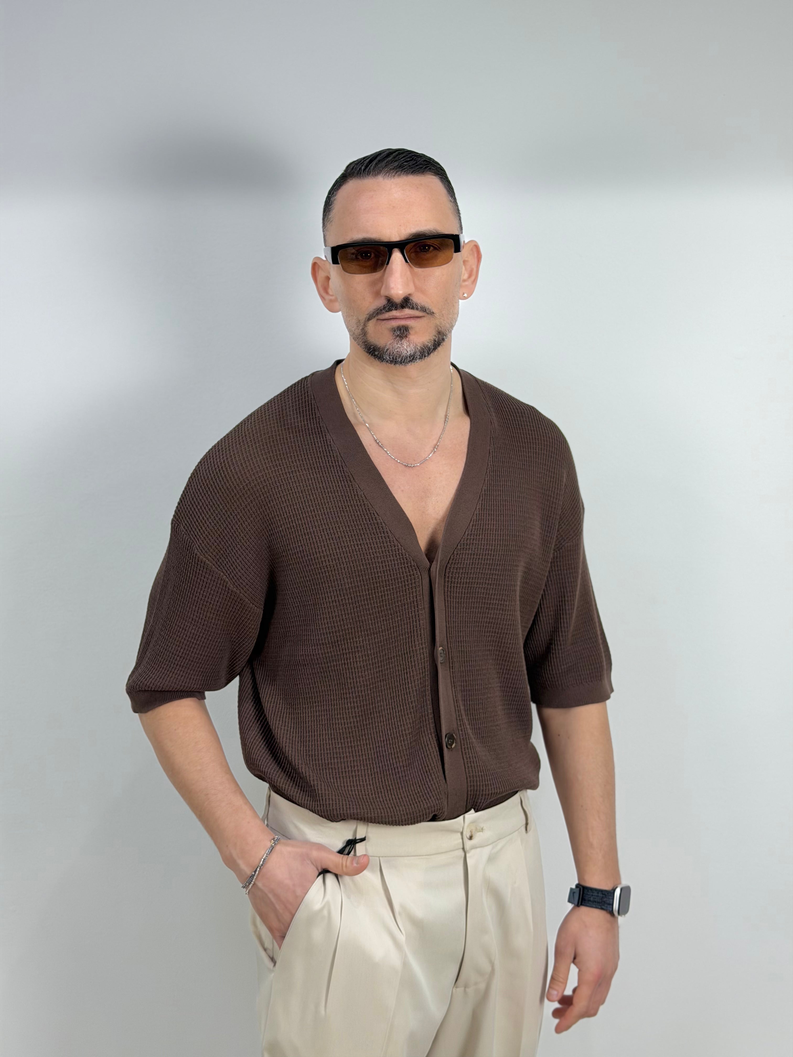 CARDIGAN MANICA CORTA