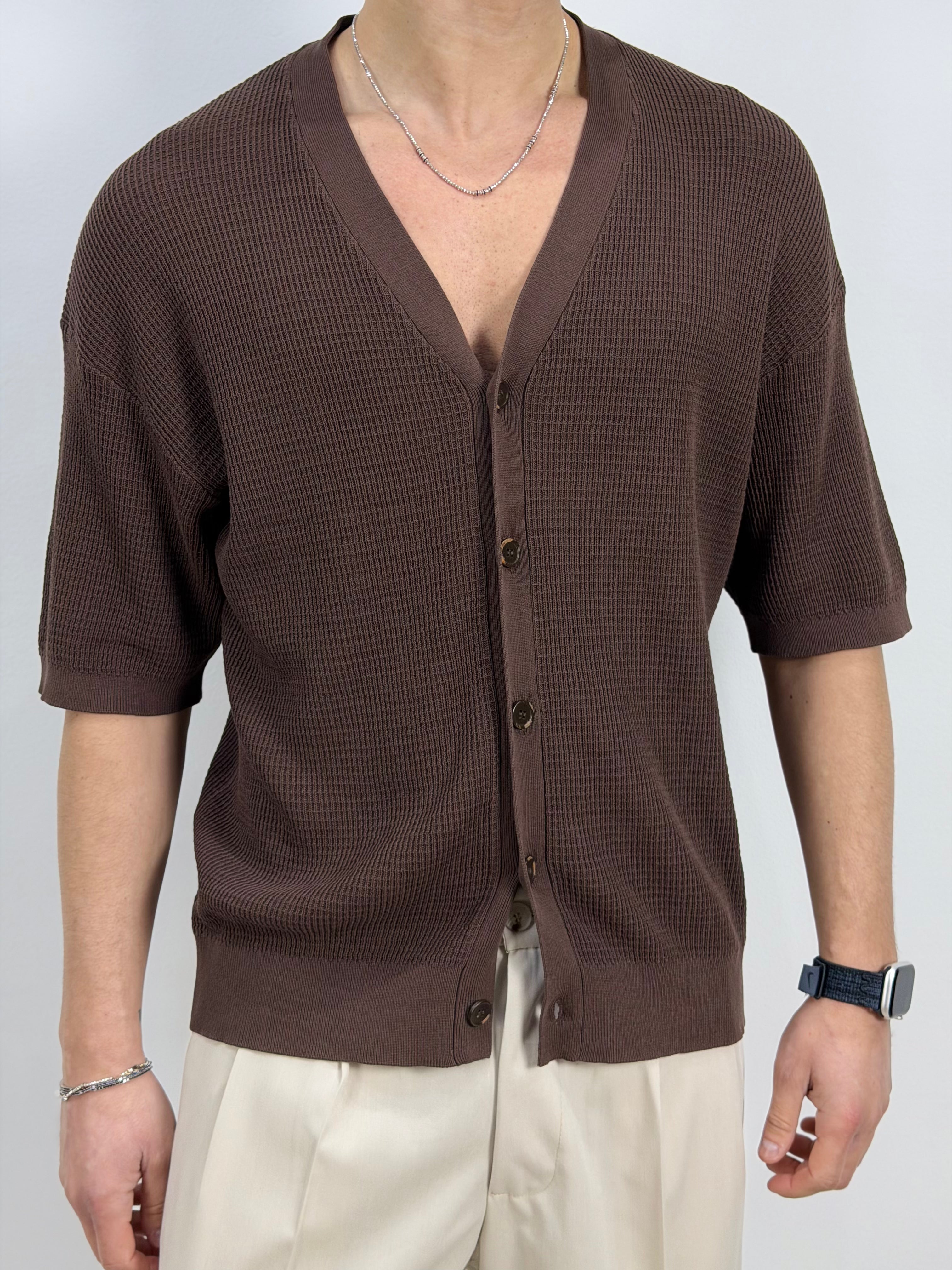 CARDIGAN MANICA CORTA