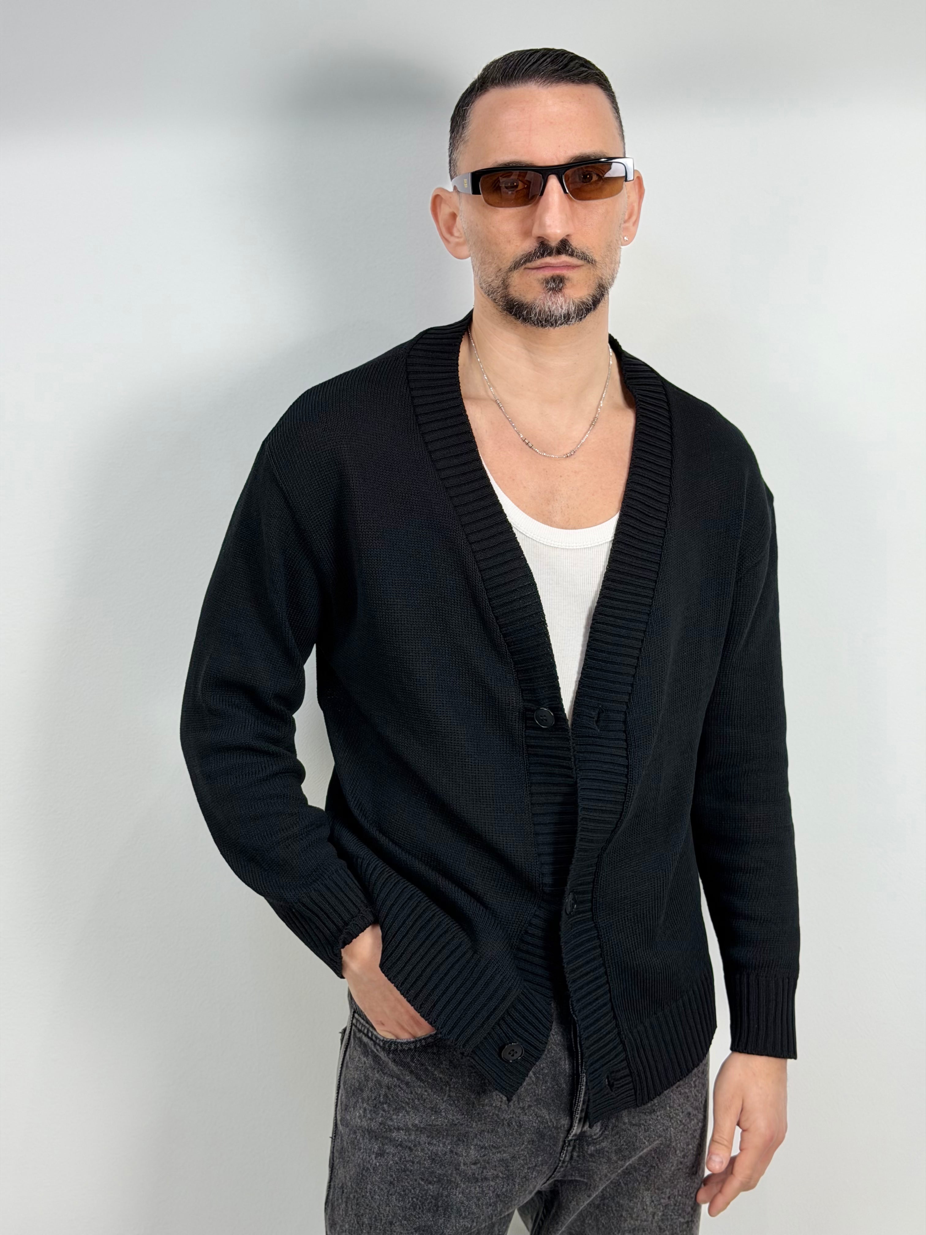 CARDIGAN IN FILO OVER