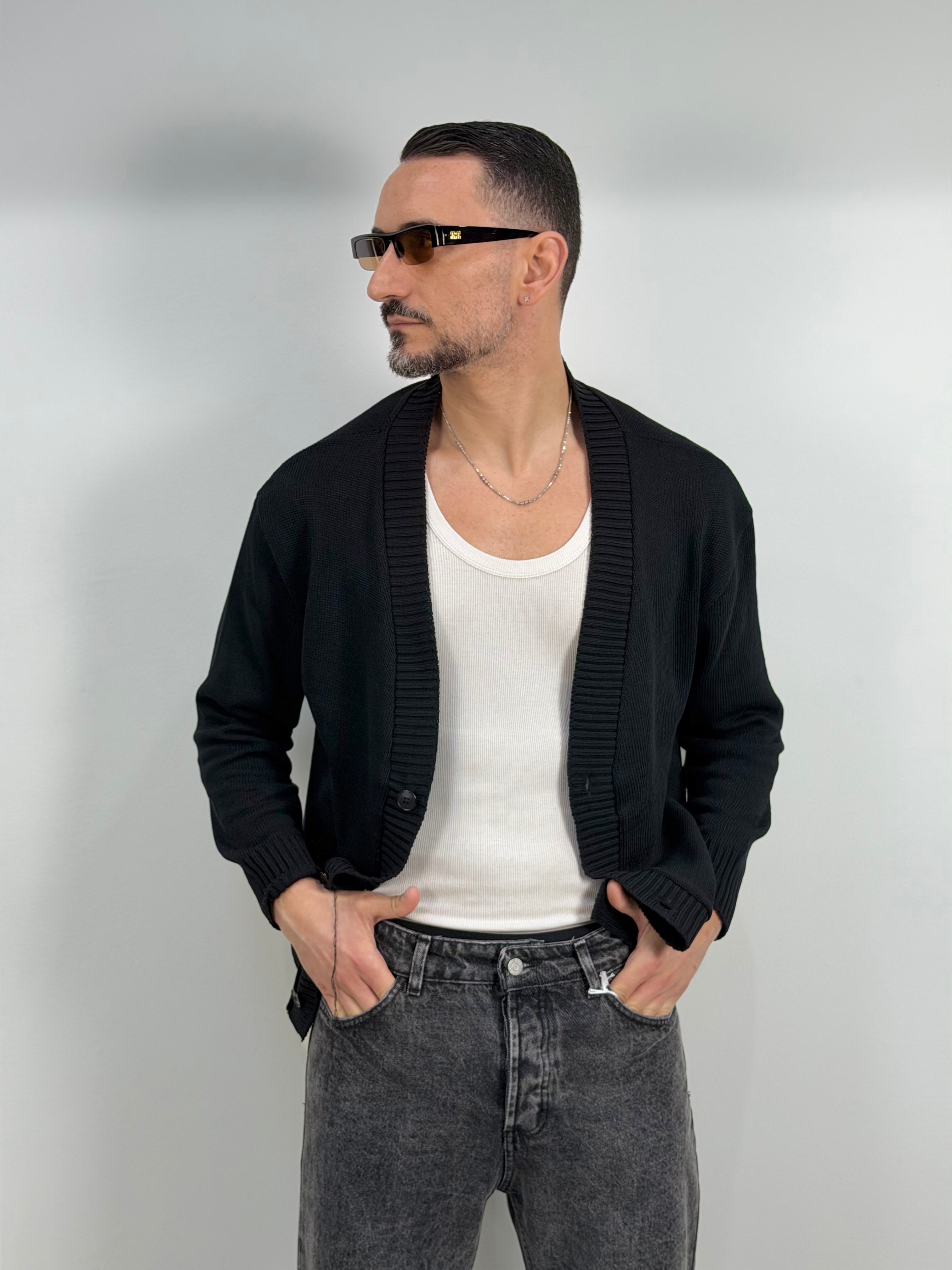 CARDIGAN IN FILO OVER