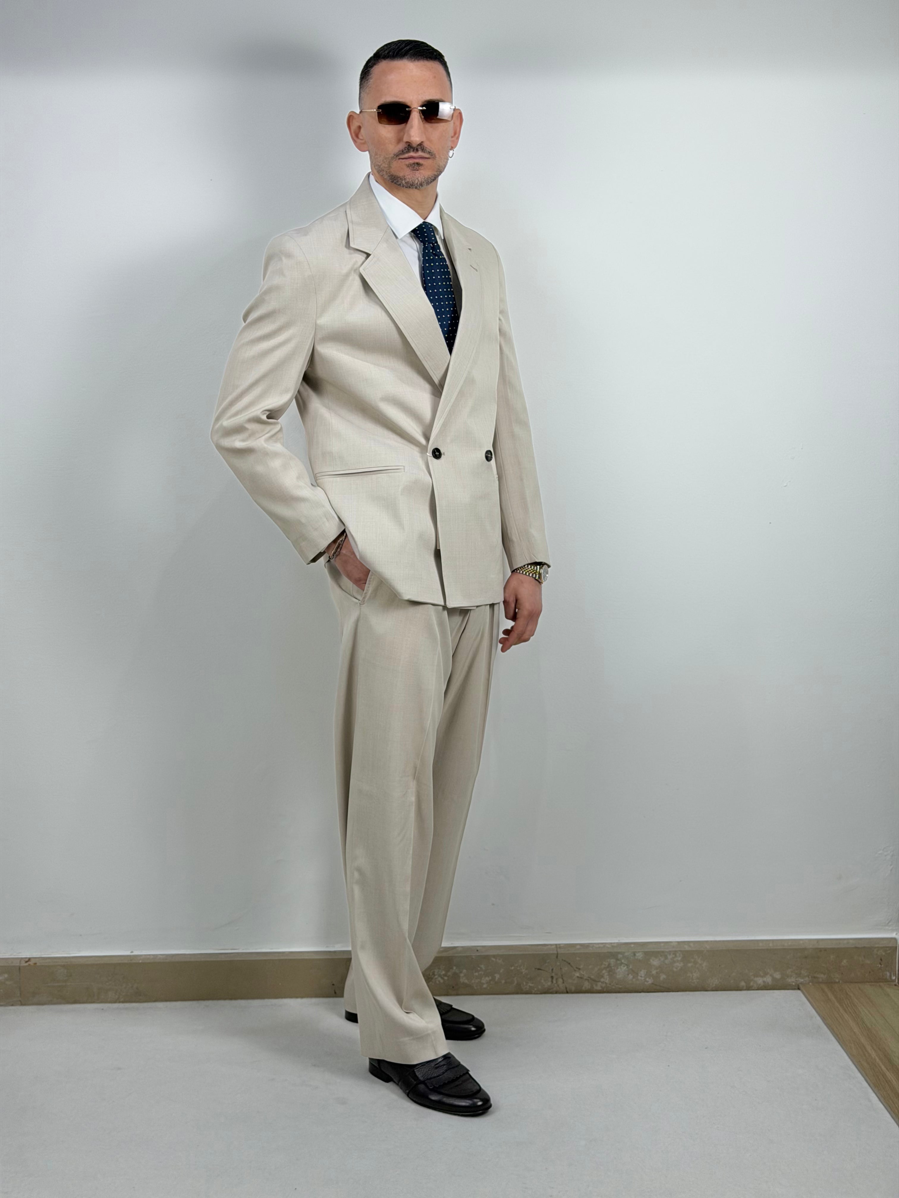 ABITO DUE BOTTONI OVER