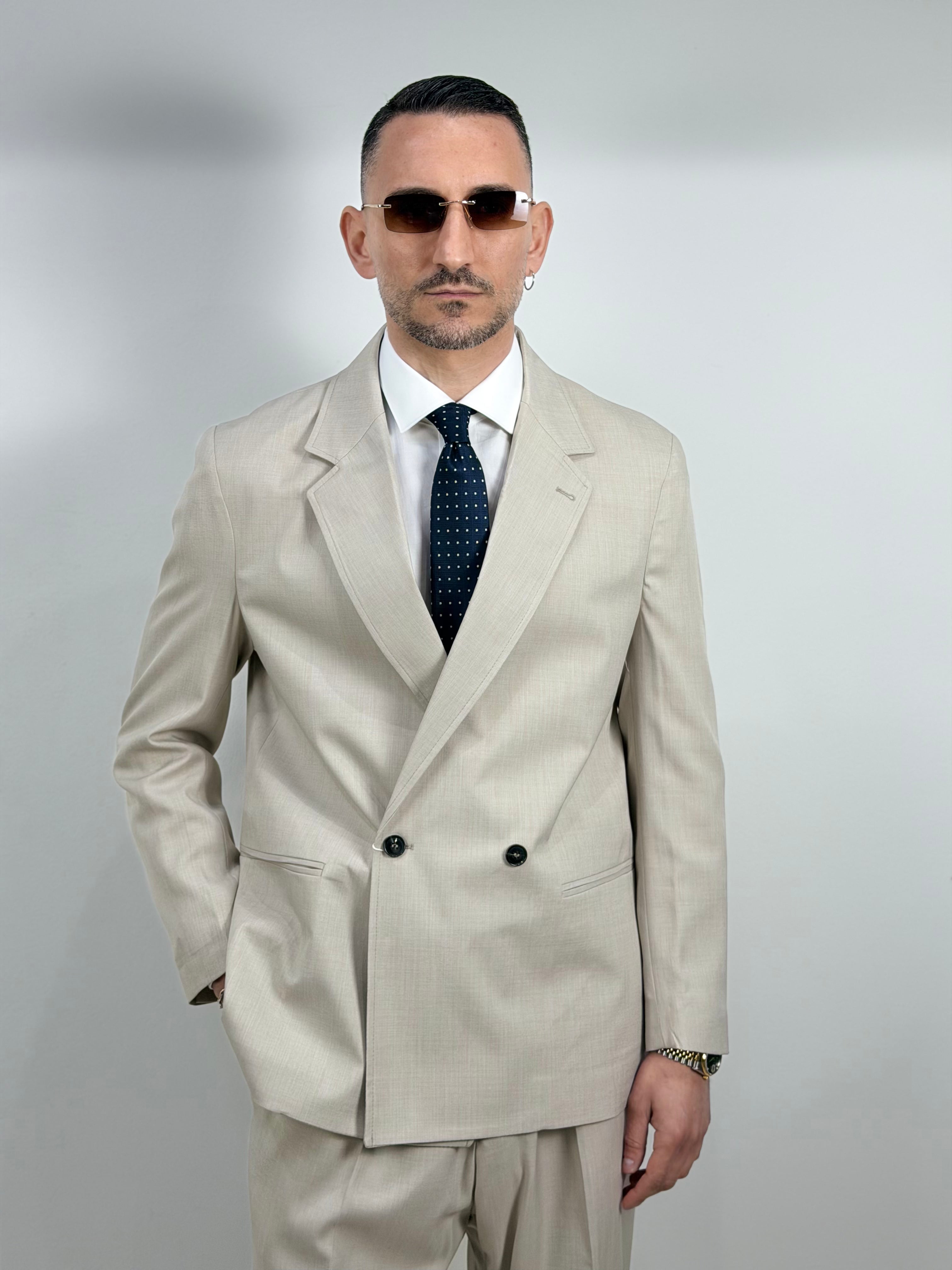 ABITO DUE BOTTONI OVER