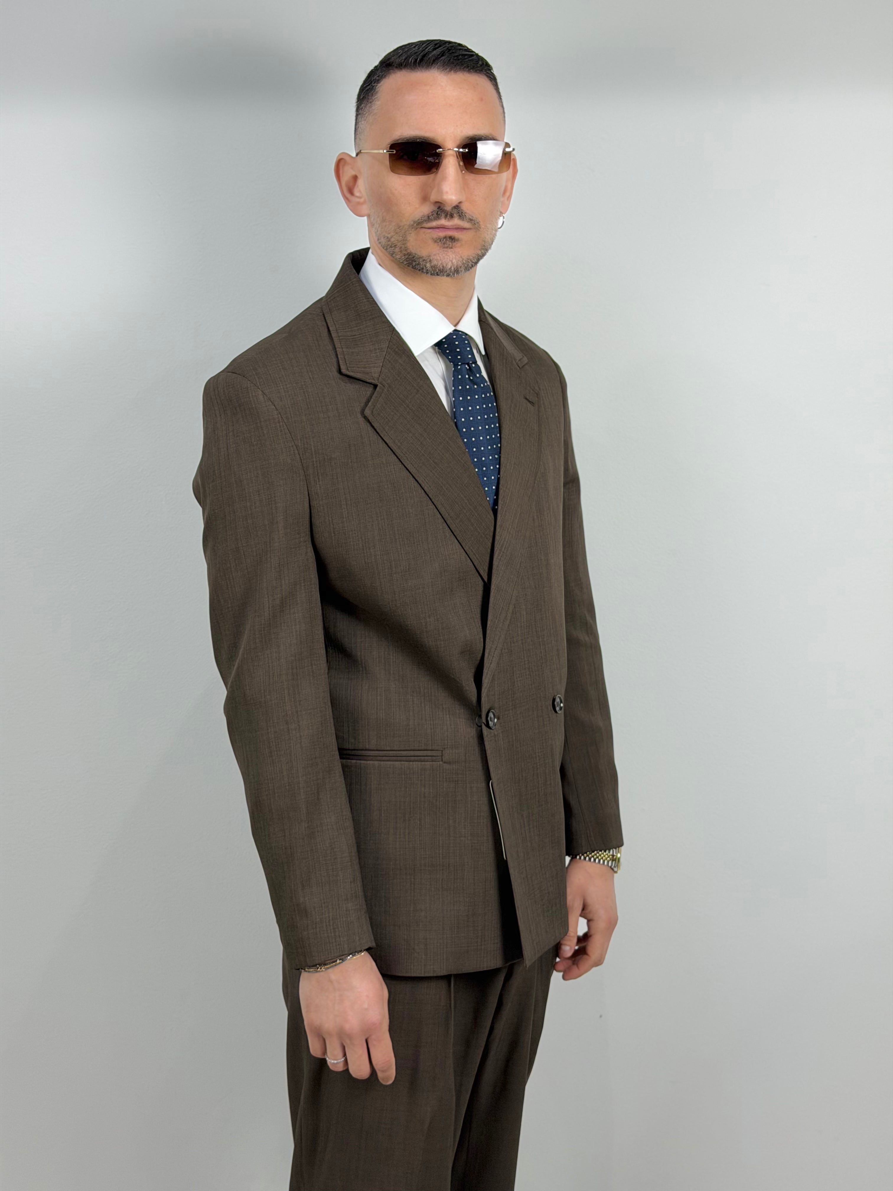 ABITO DUE BOTTONI OVER