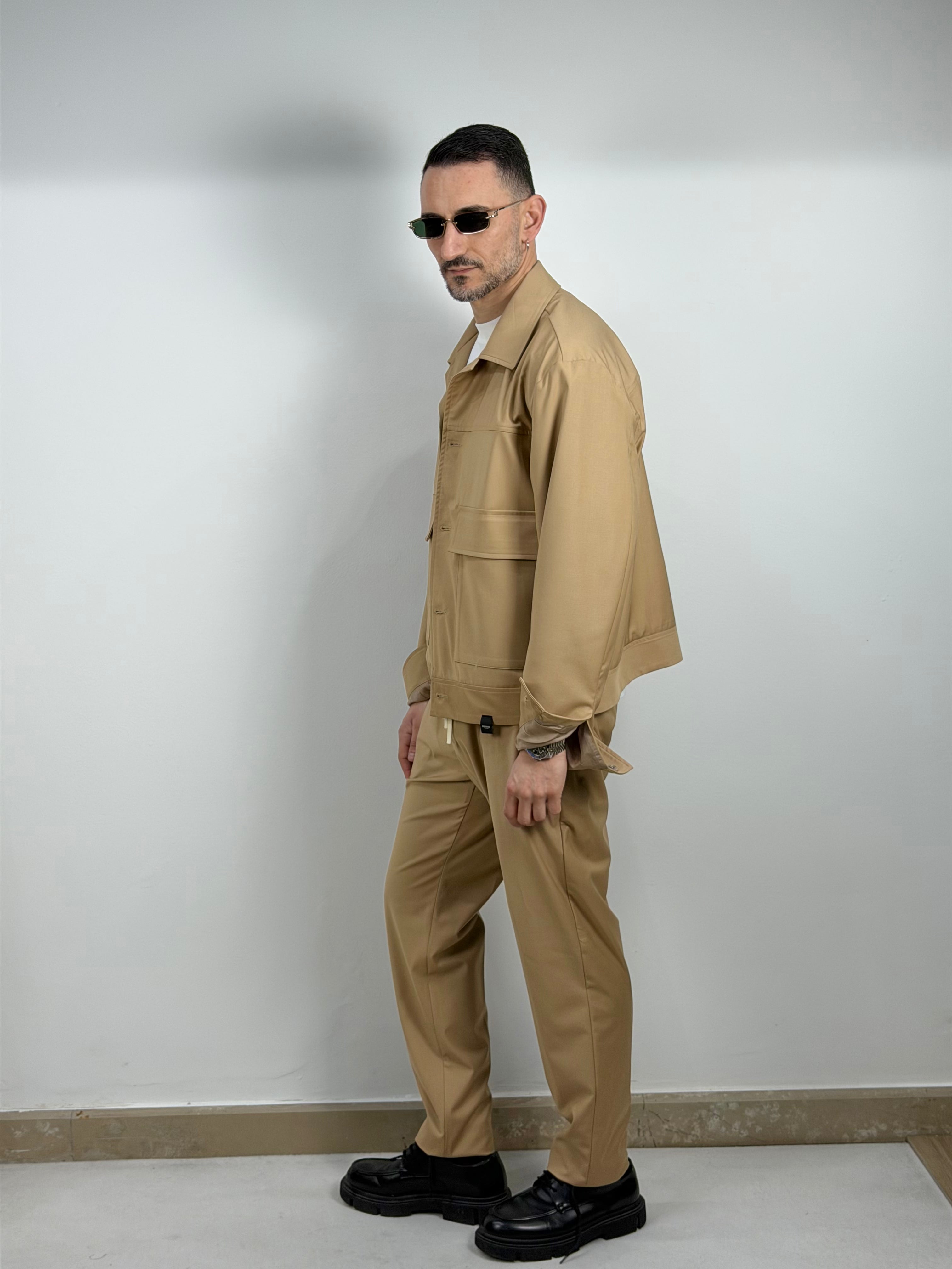 COORDINATO SAFARI IN FRESCO LANA