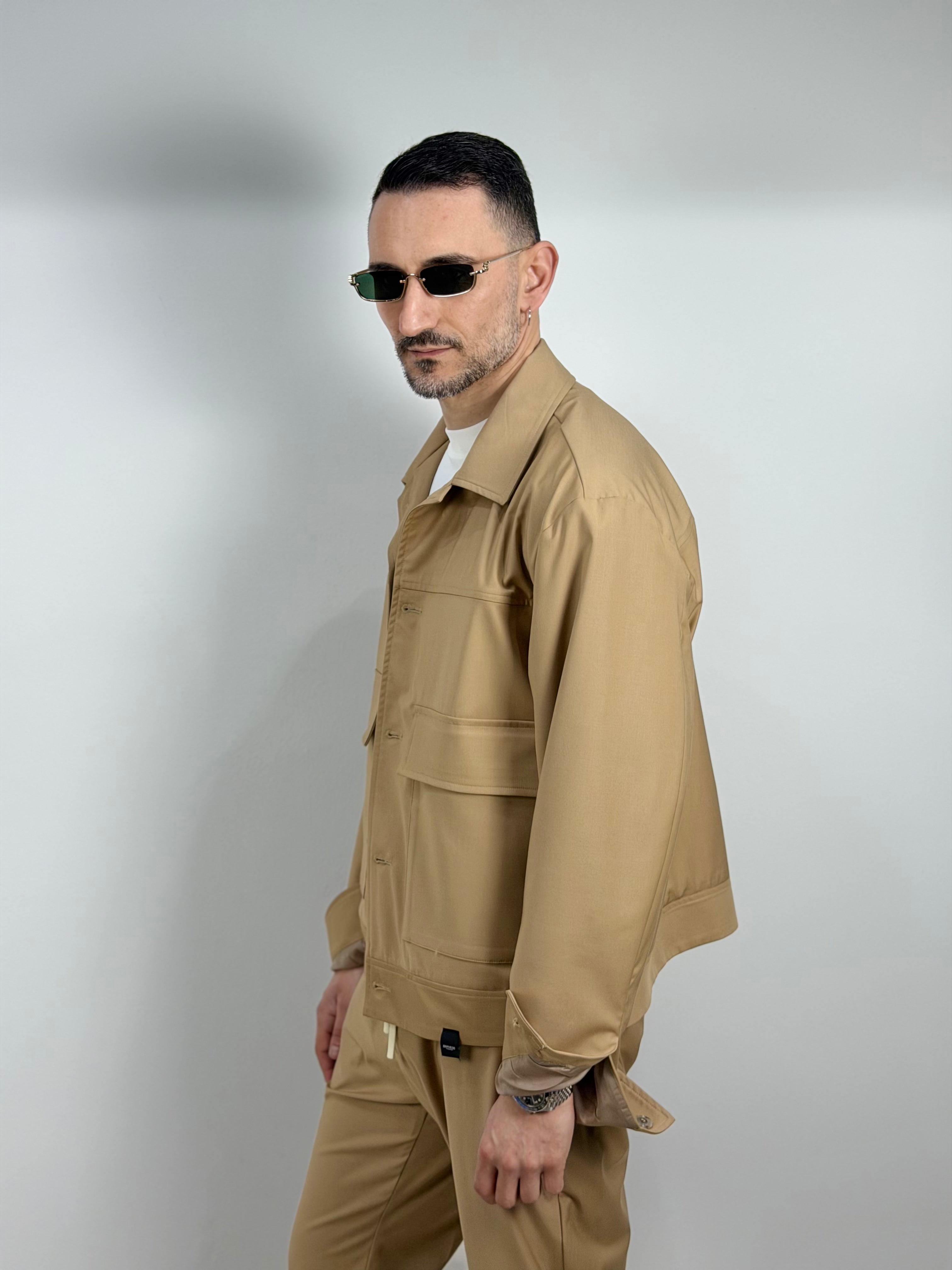 COORDINATO SAFARI IN FRESCO LANA