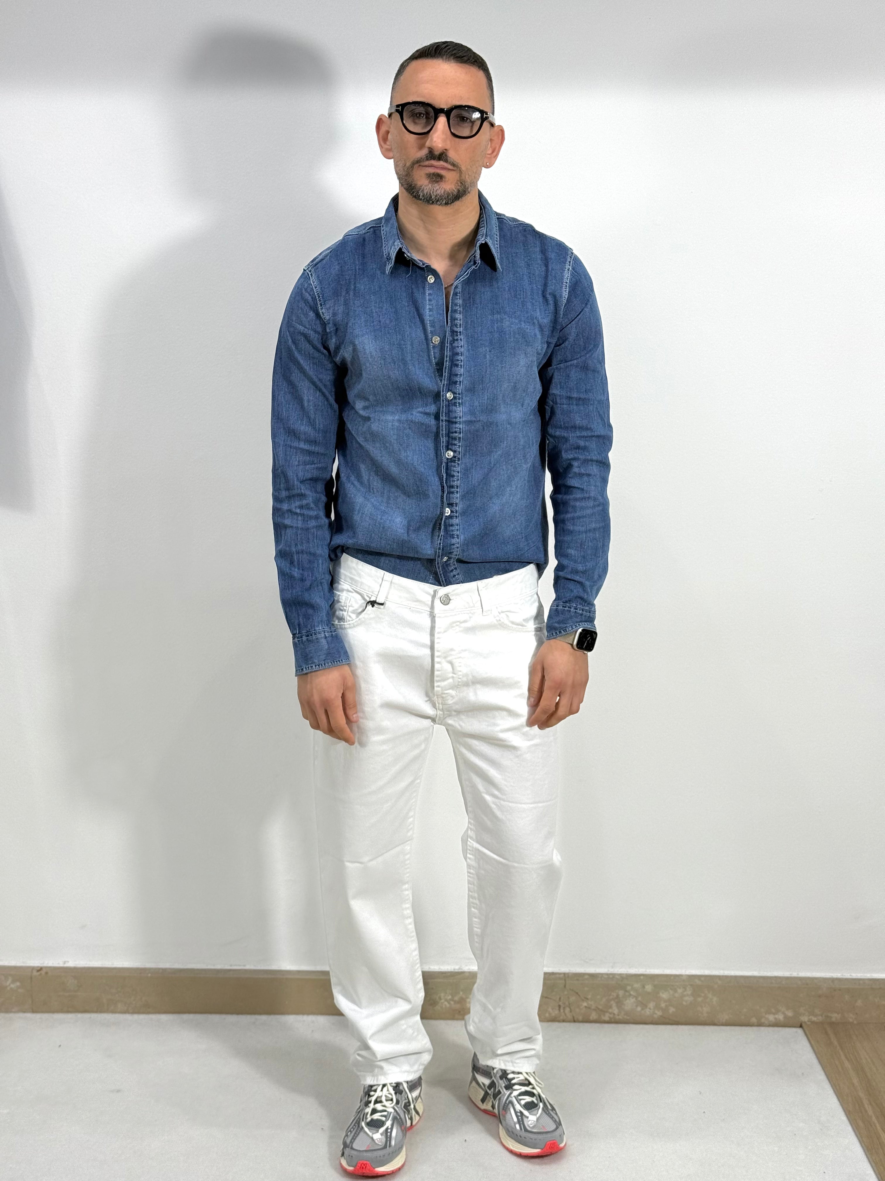 DENIM WHITE LOOSE FIT
