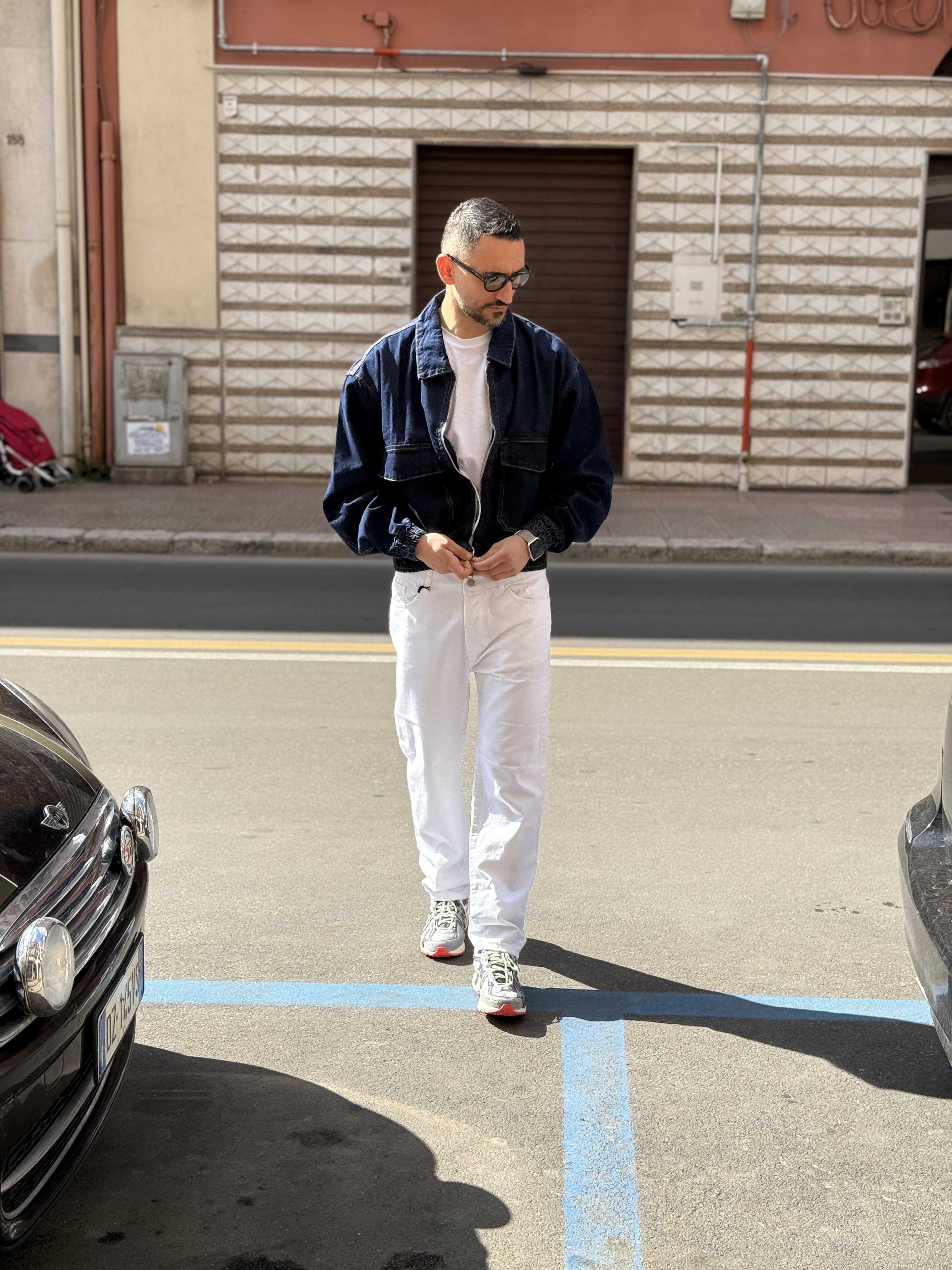 DENIM WHITE LOOSE FIT