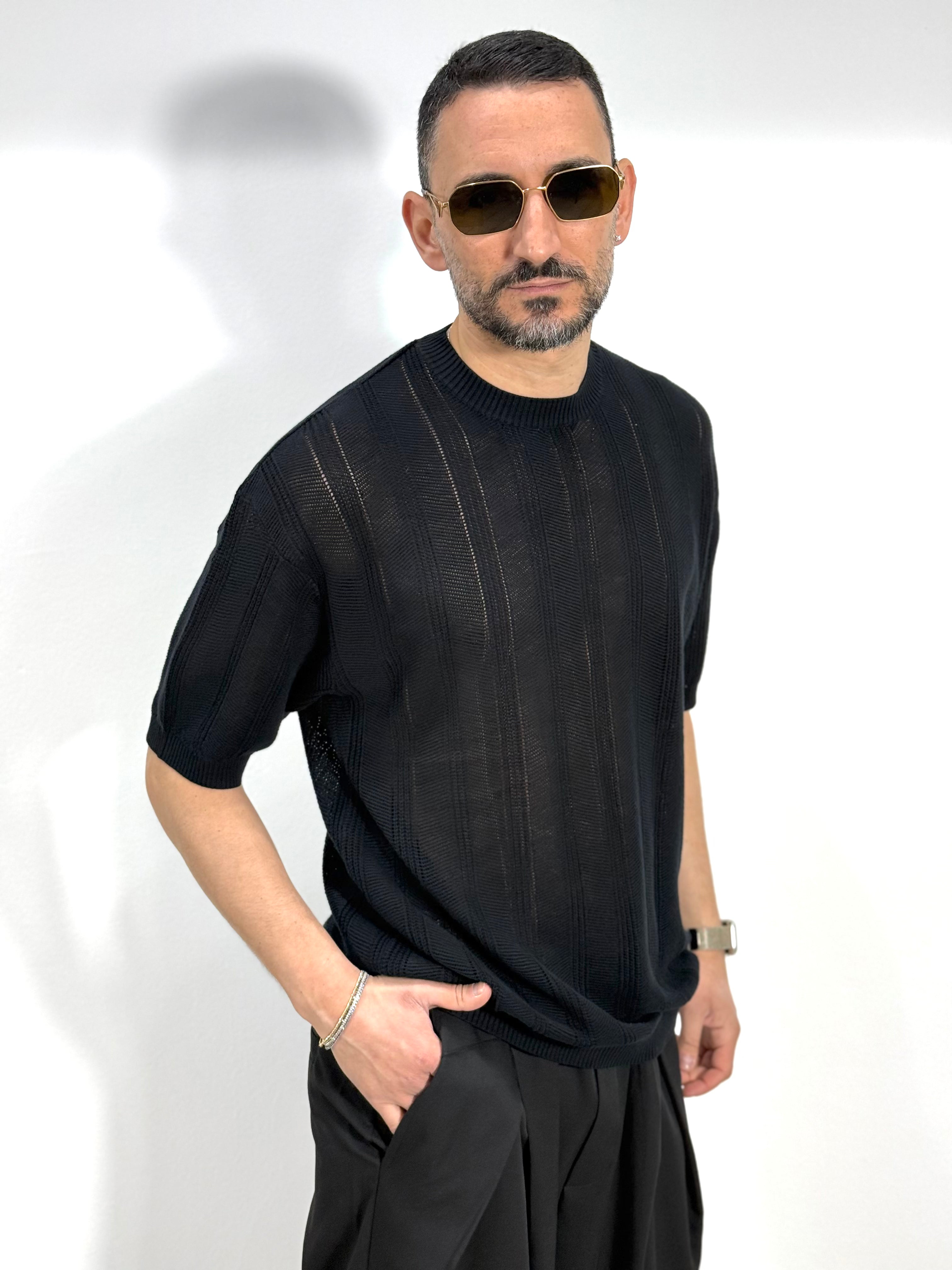 MAGLIA FILO TRAFORATA