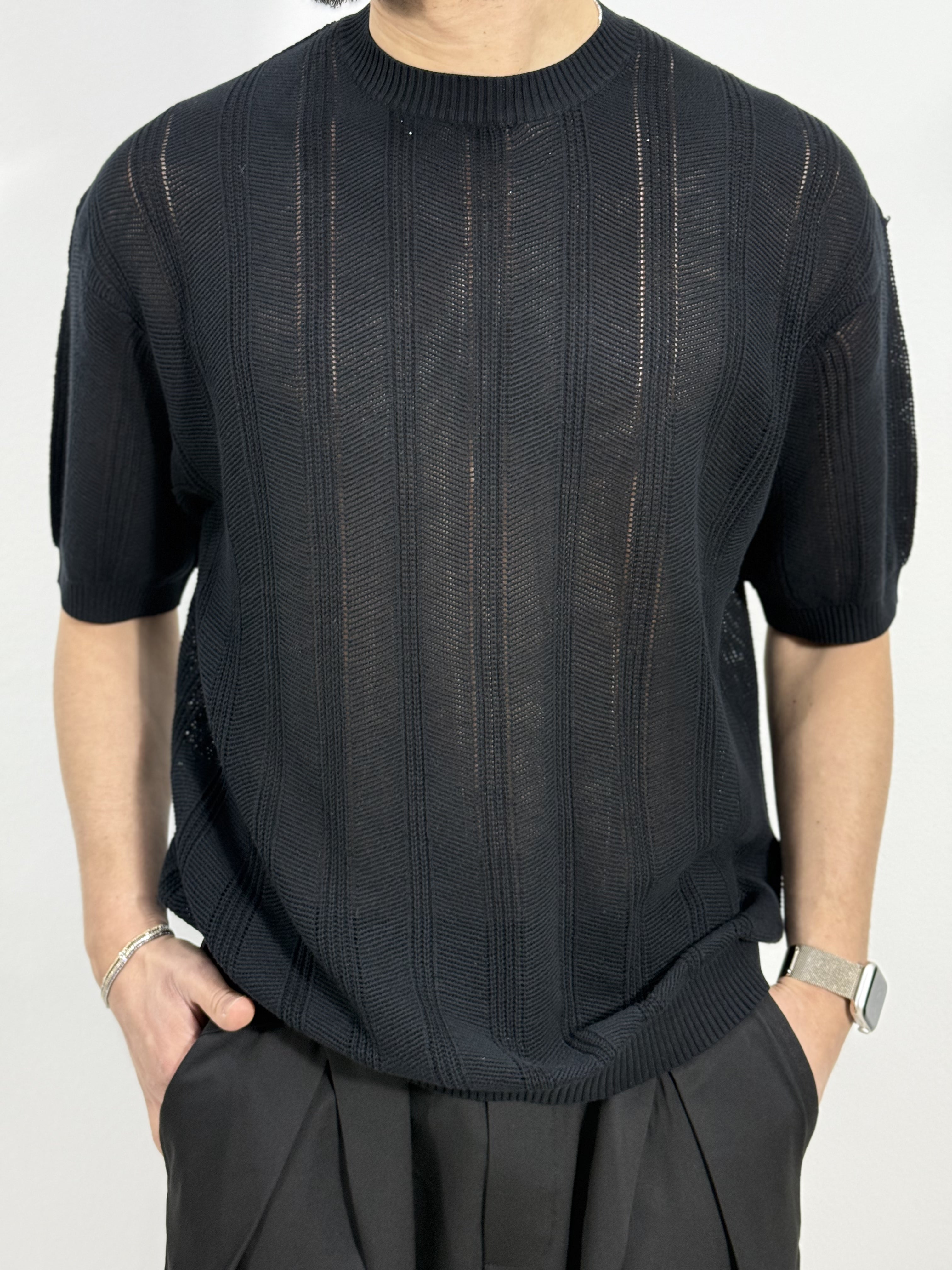 MAGLIA FILO TRAFORATA
