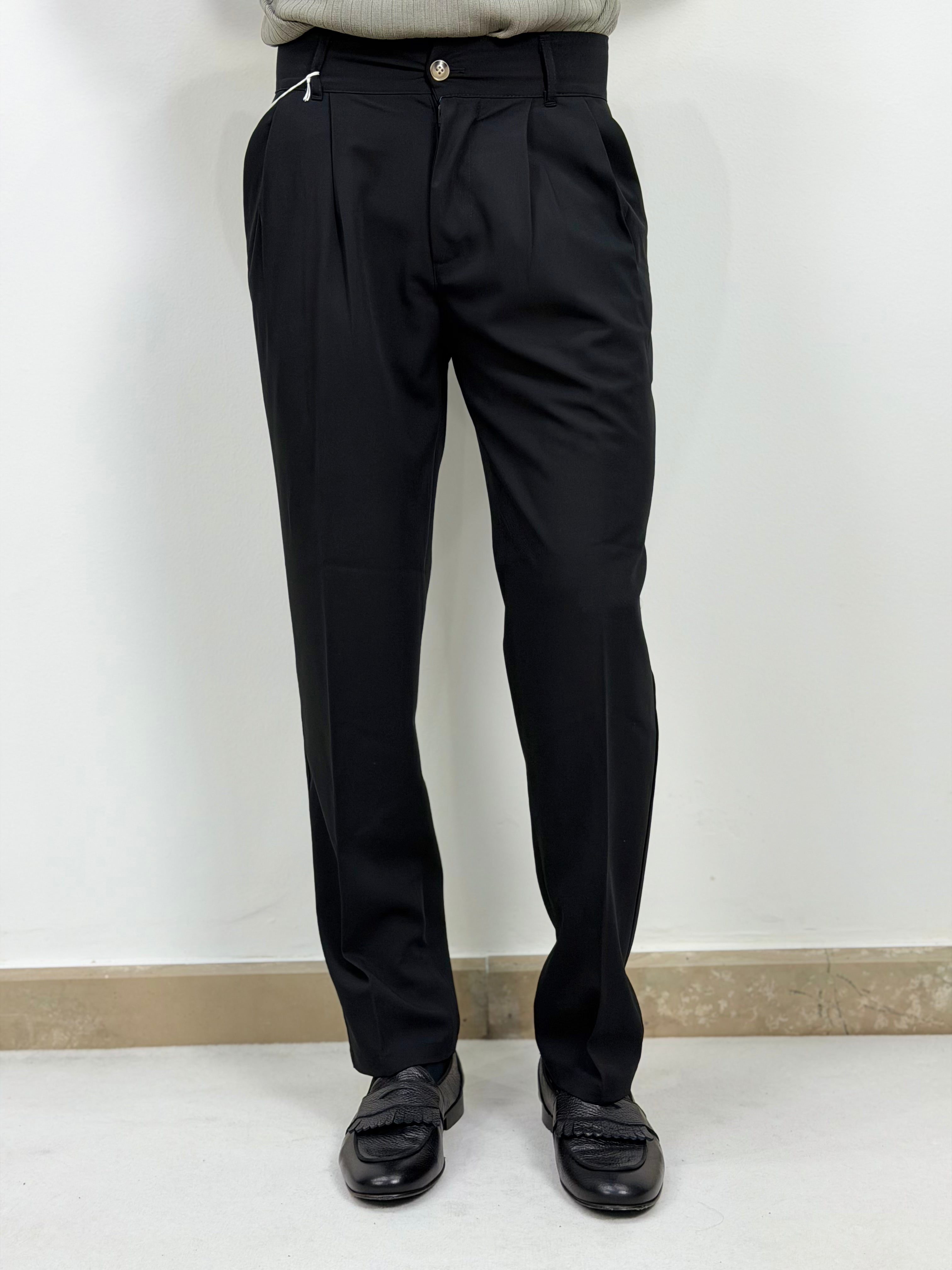 PANTALONI LOOSE FIT BUSTINO ALTO