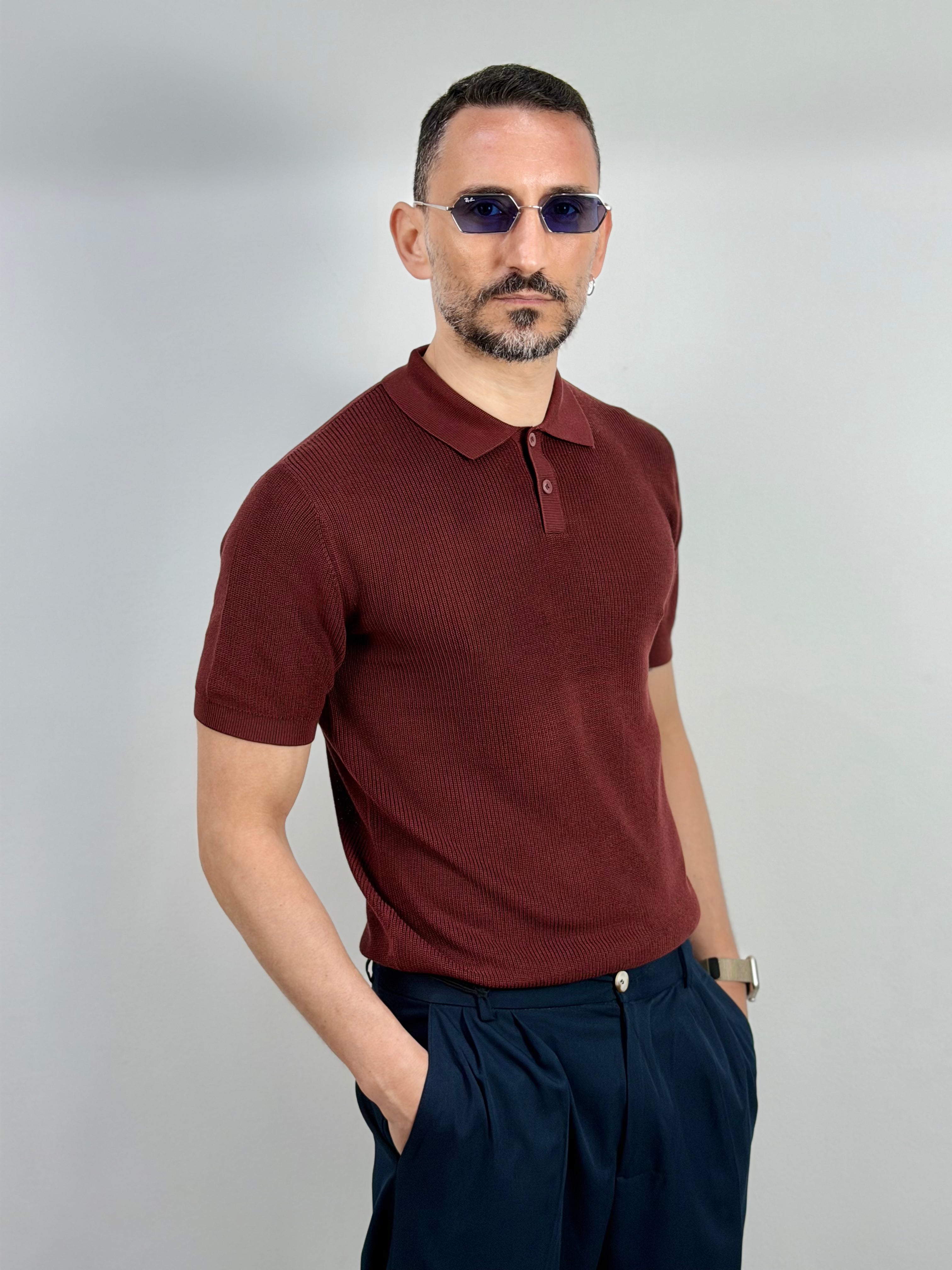 POLO IN TRAMA PIQUET