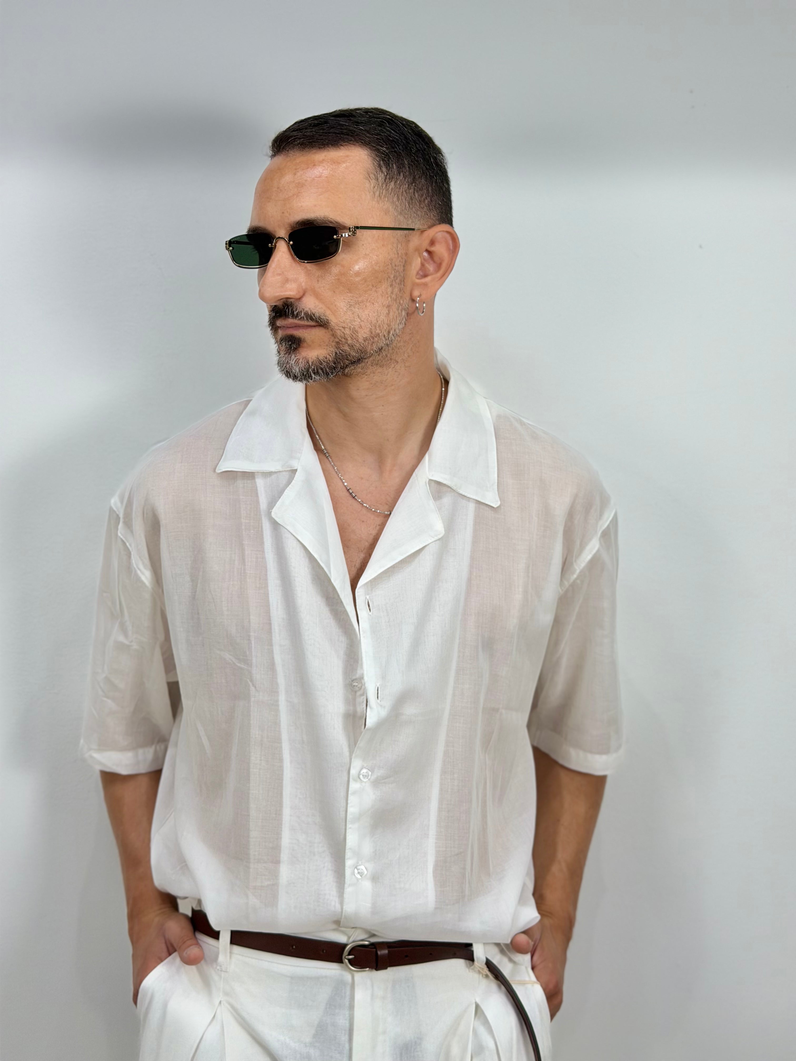 CAMICIA IN MISTO SETA