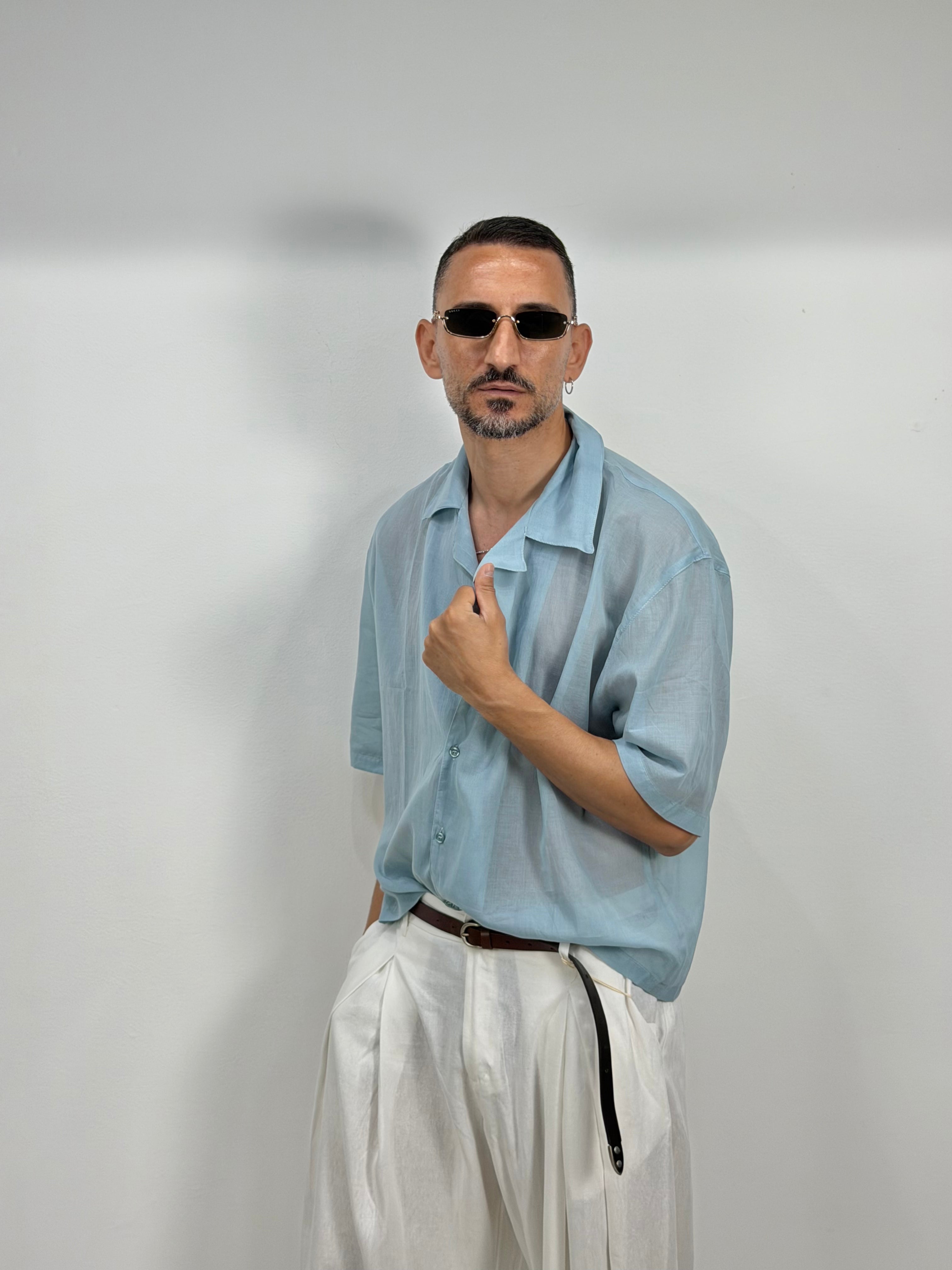 CAMICIA IN MISTO SETA