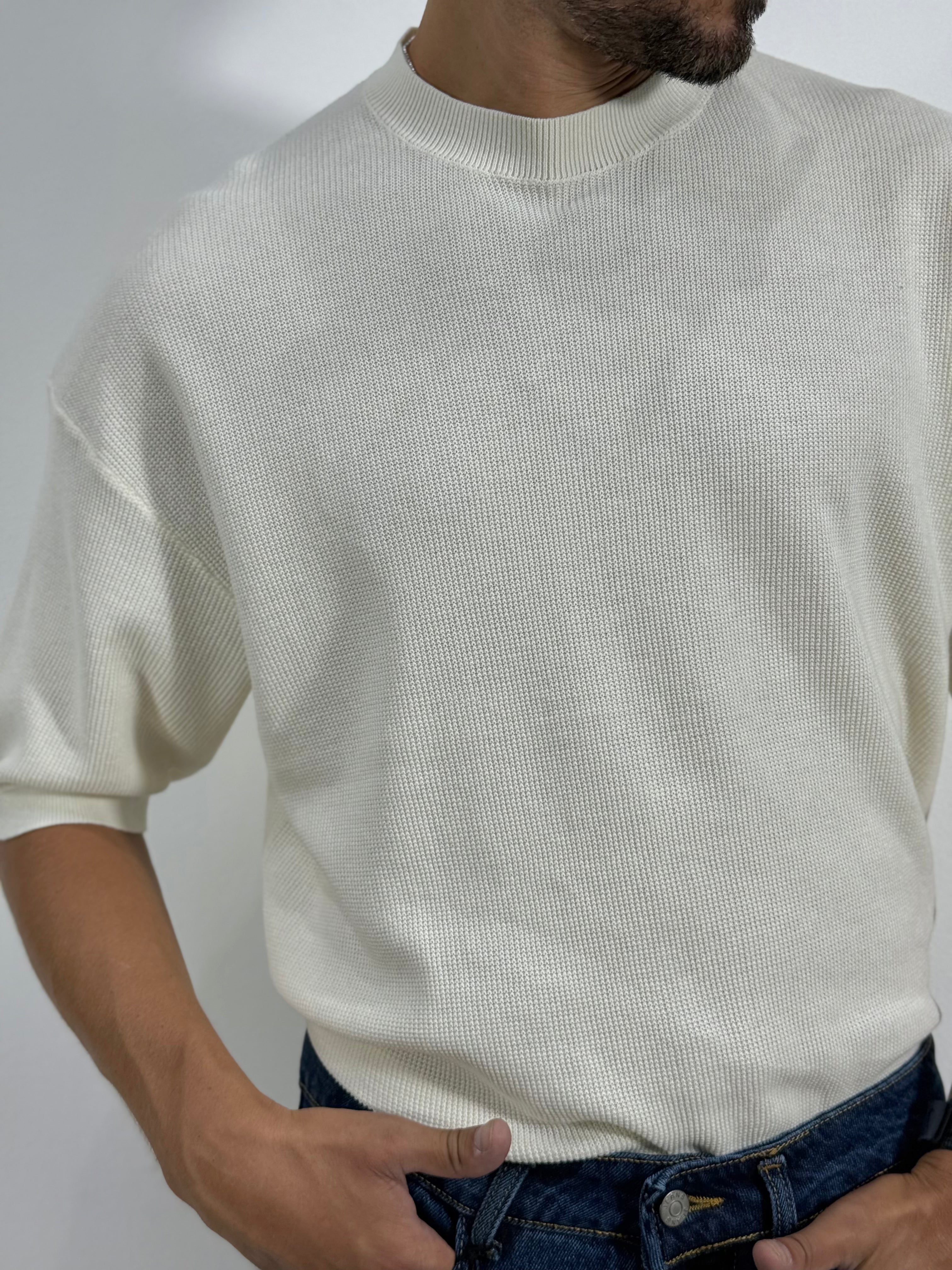 MAGLIA IN TRAMA PIQUET