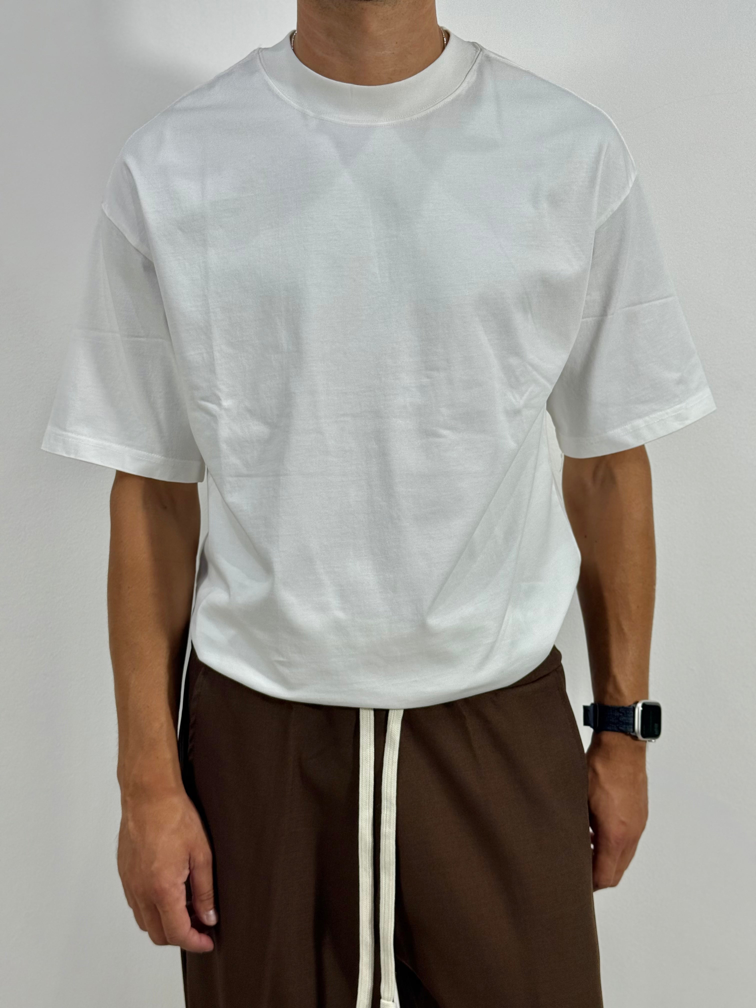 T SHIRT CROP MEZZOCOLLO