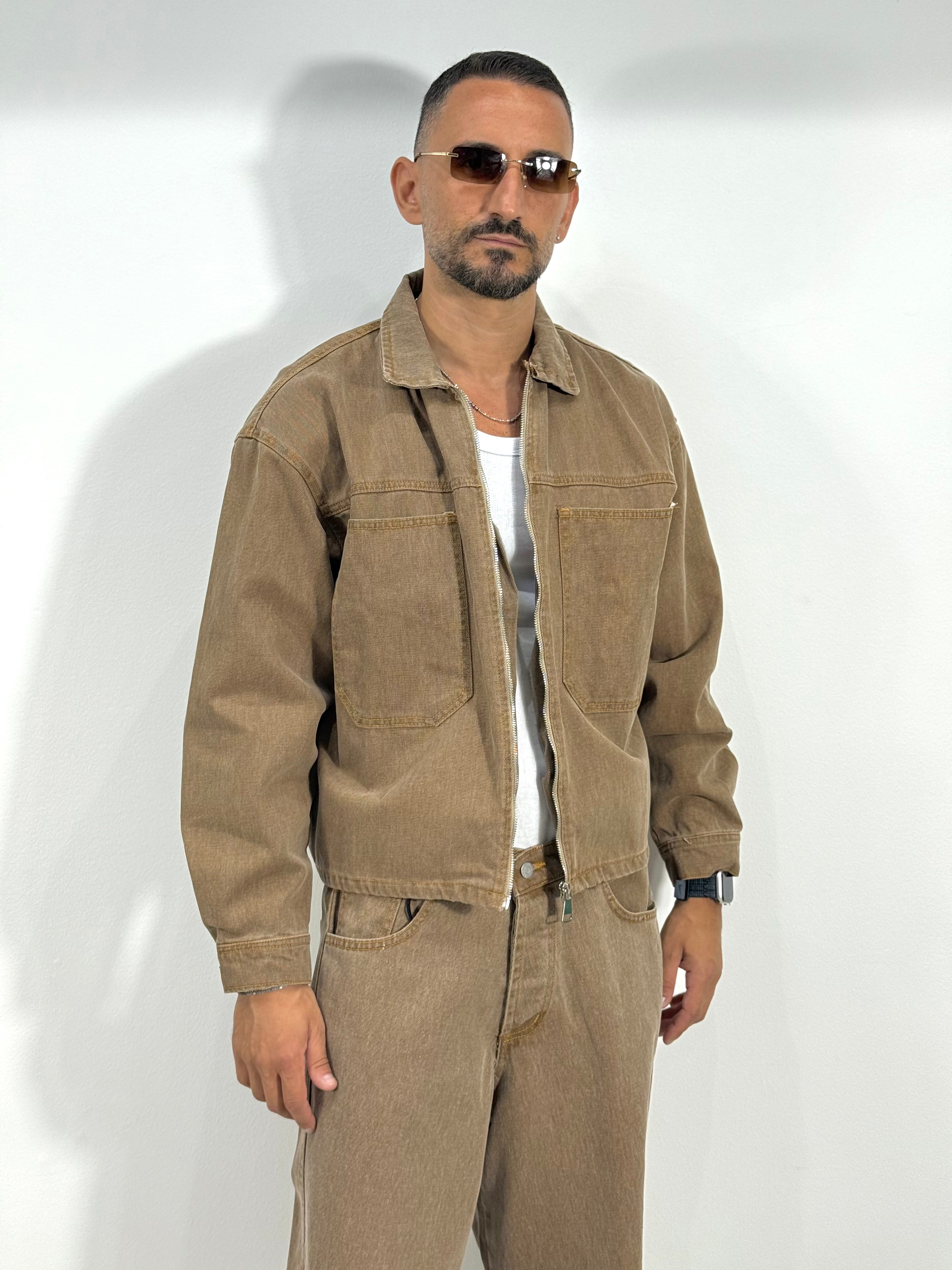 COORDINATO IN DENIM SAFARI