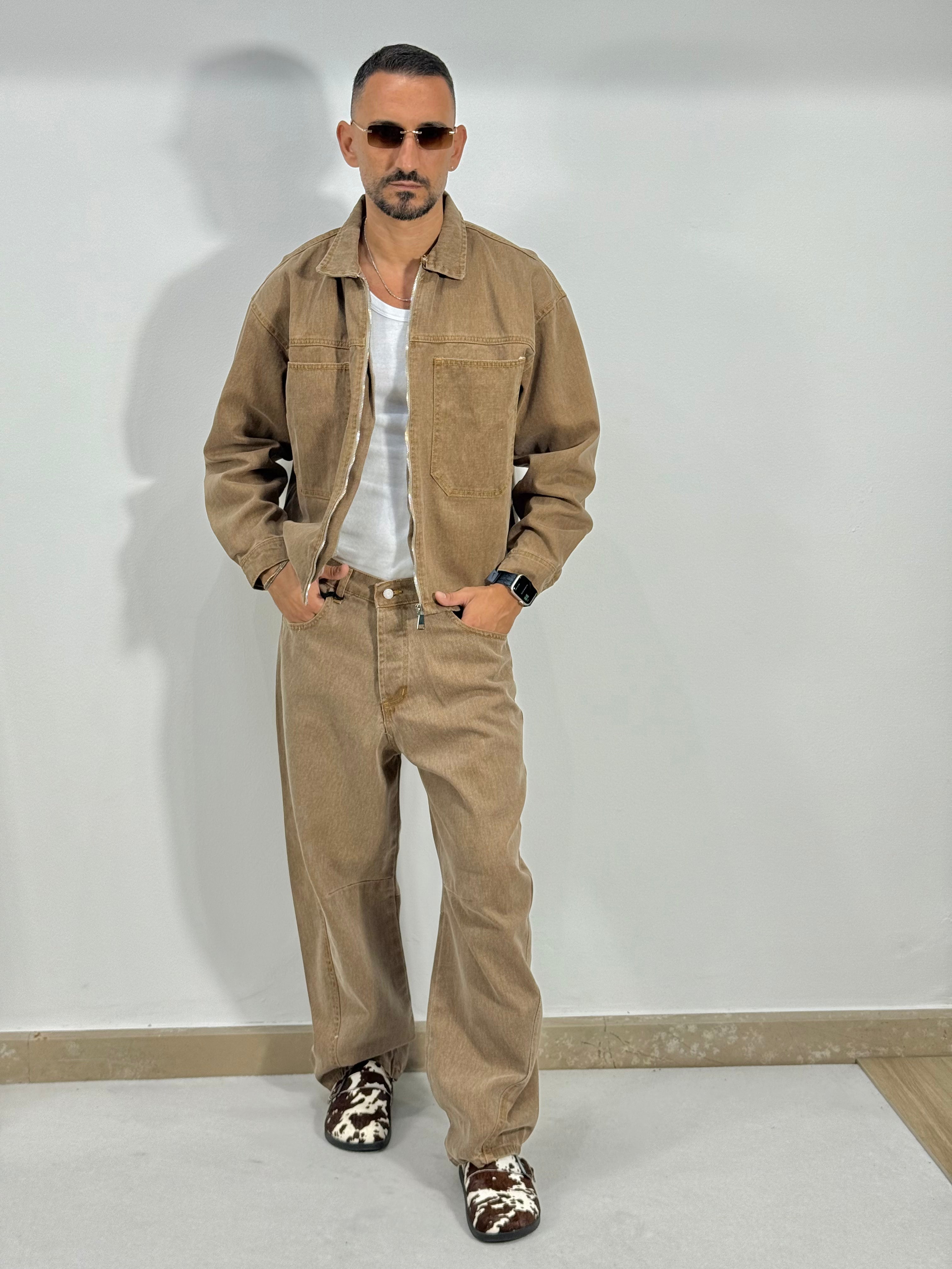 COORDINATO IN DENIM SAFARI