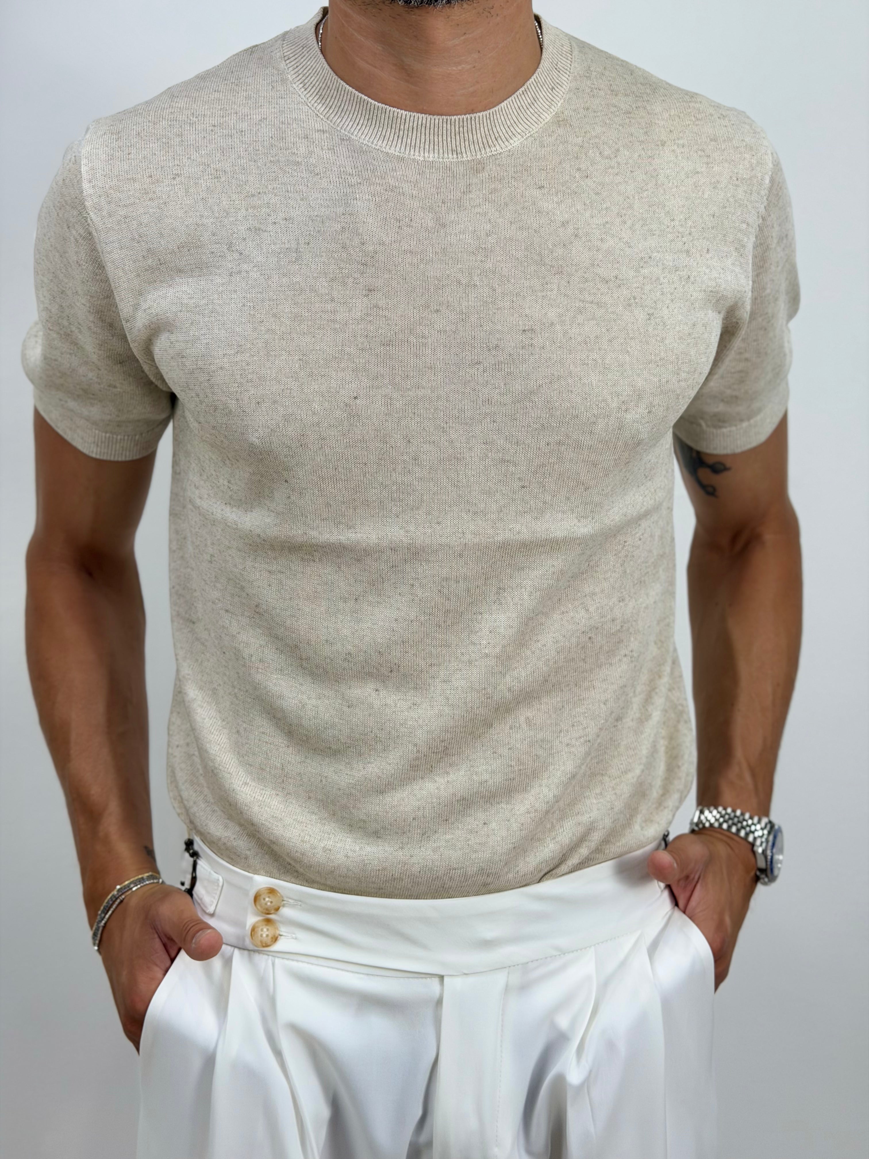 MAGLIA FILO IN LINO