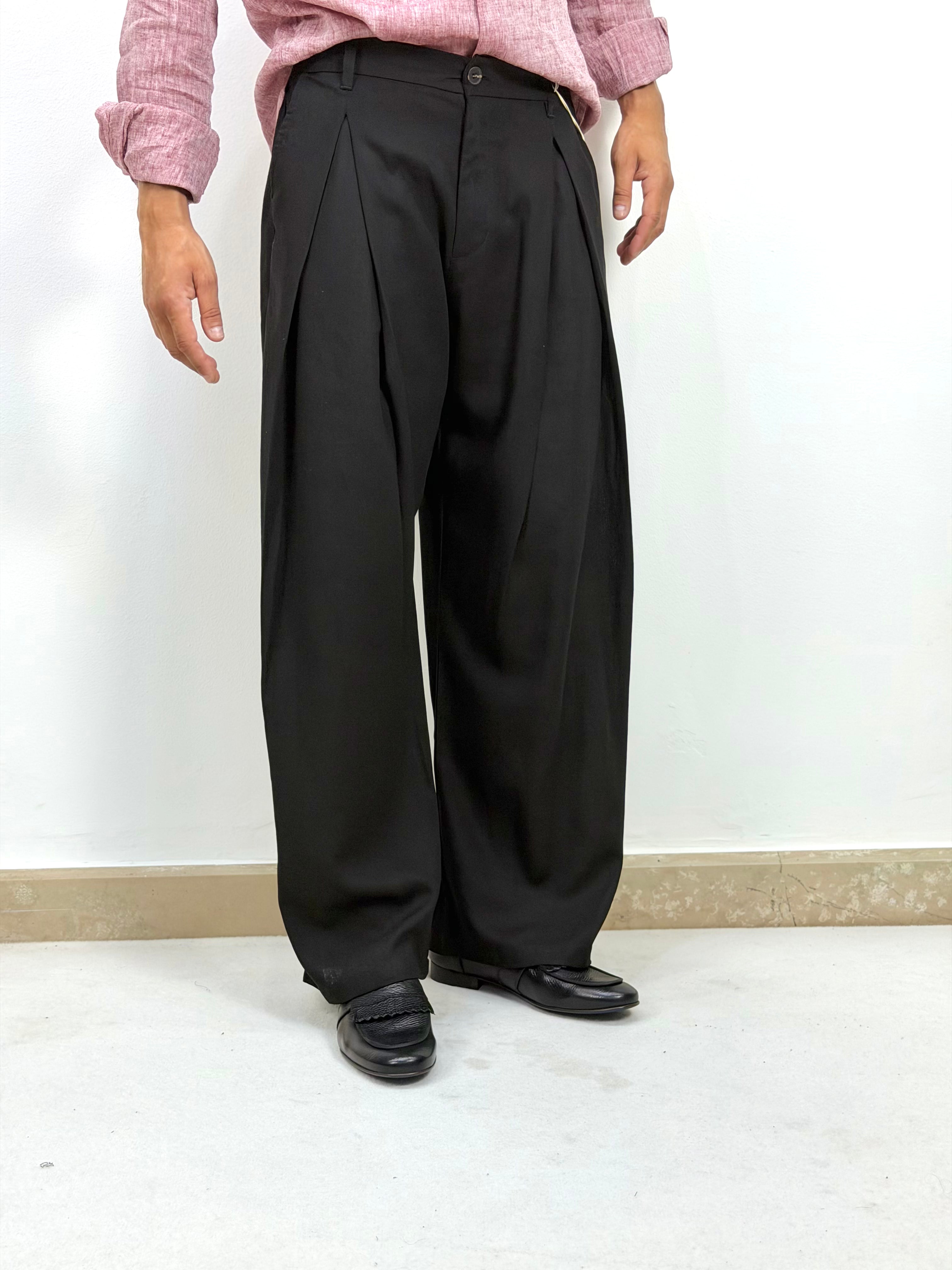 PANTALONI IN LINO SUPER PINCE