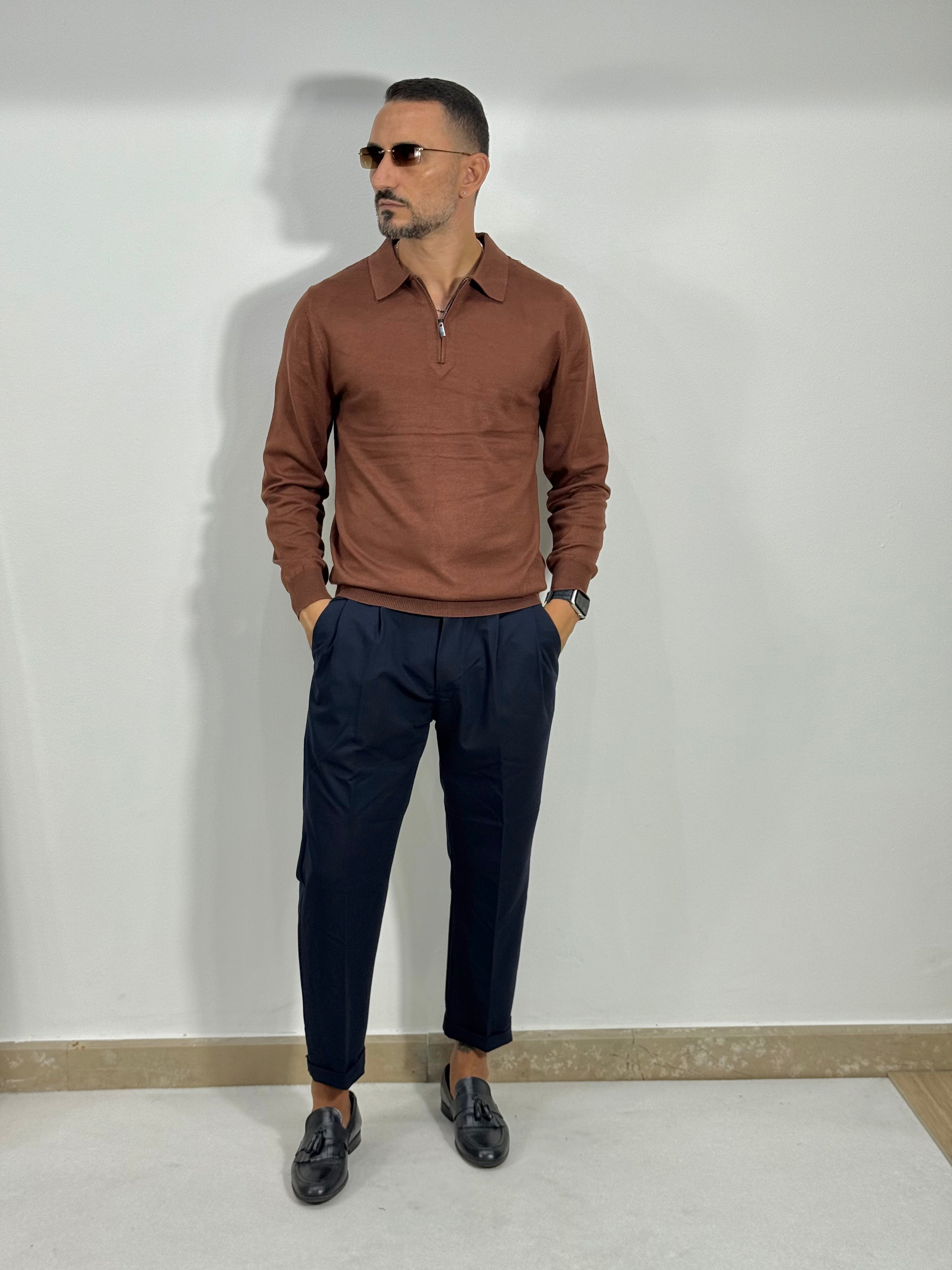 MAGLIA MEZZA ZIP