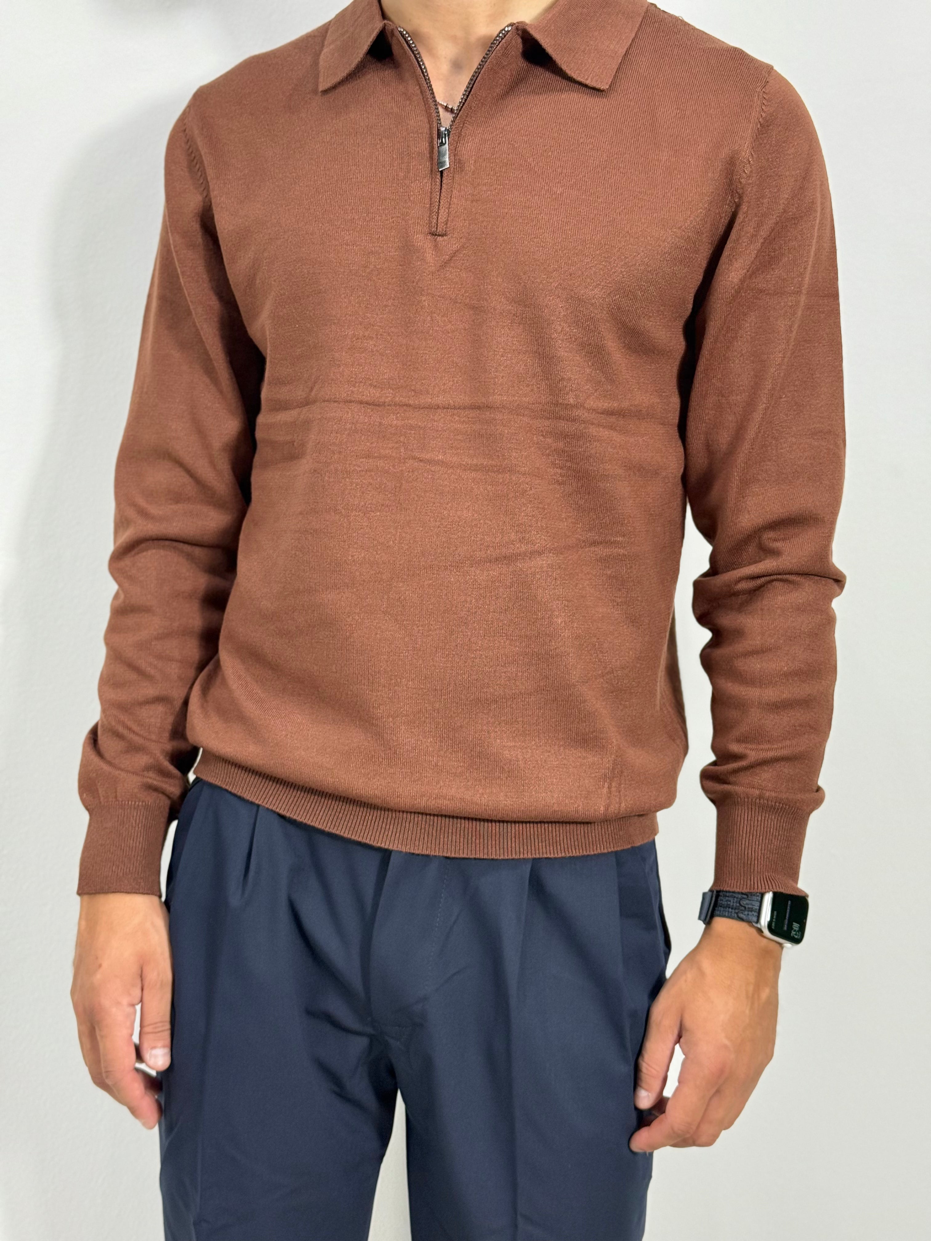 MAGLIA MEZZA ZIP