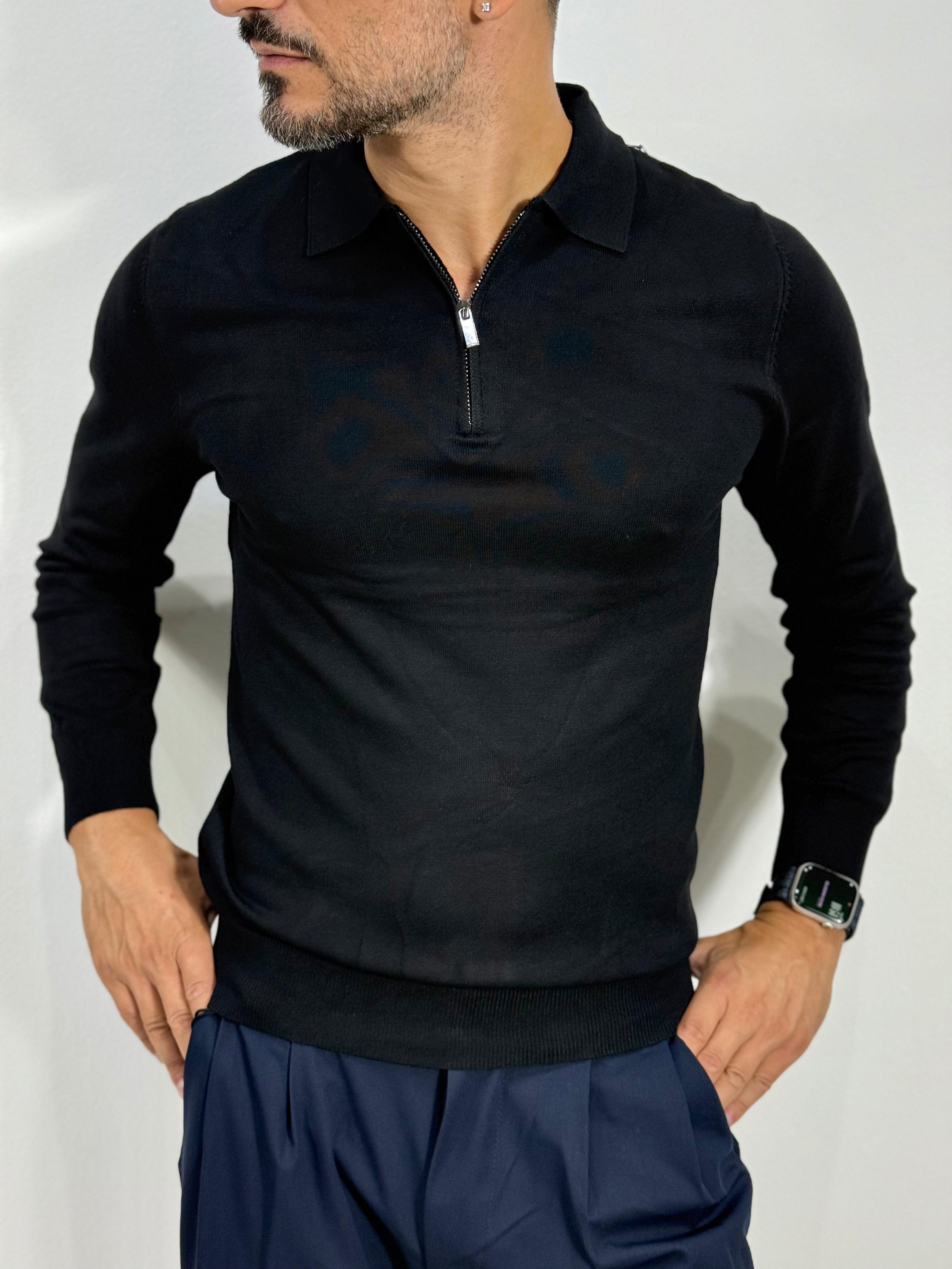 MAGLIA MEZZA ZIP