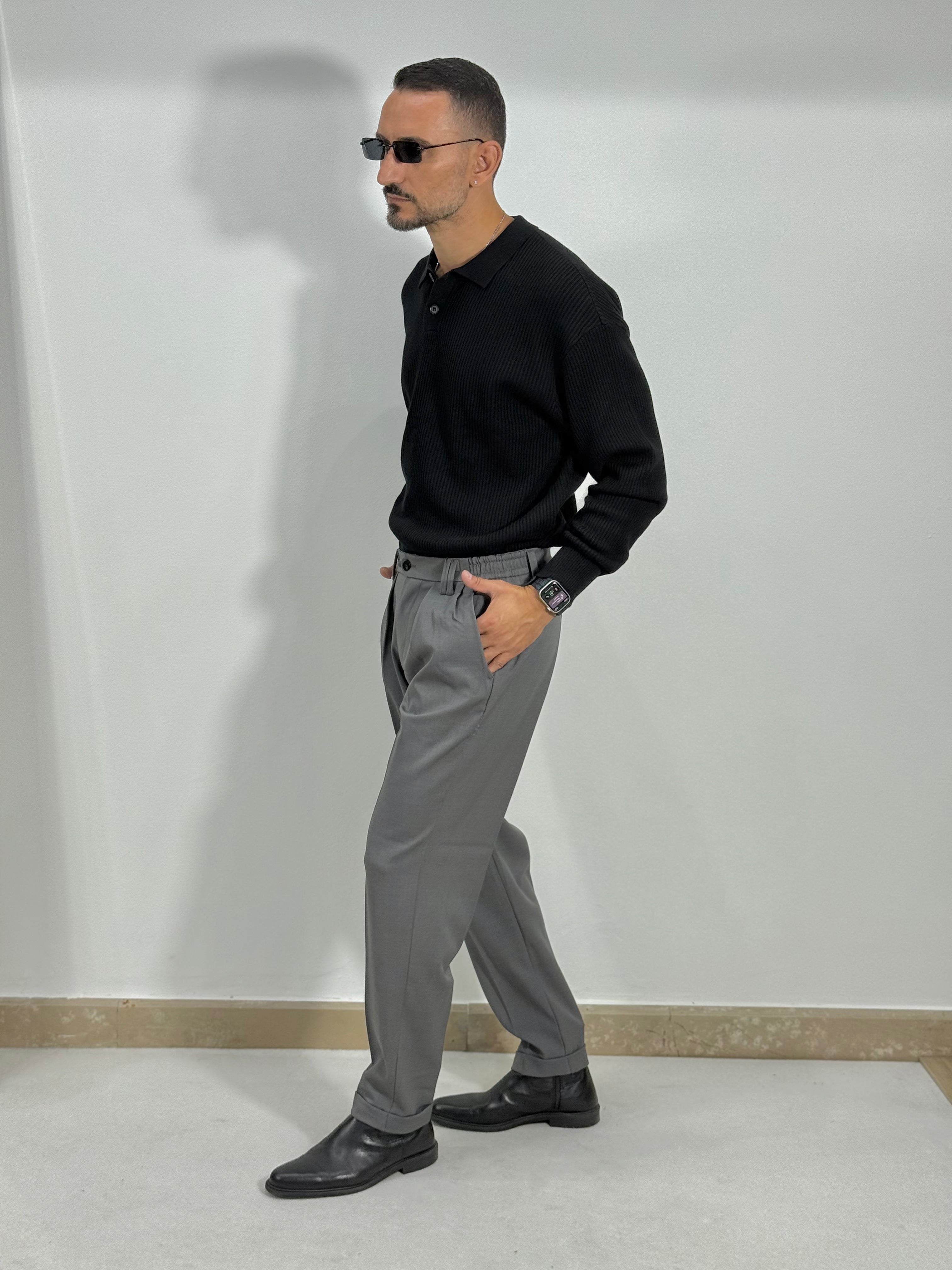 PANTALONI CHINOS STRUTTURATI