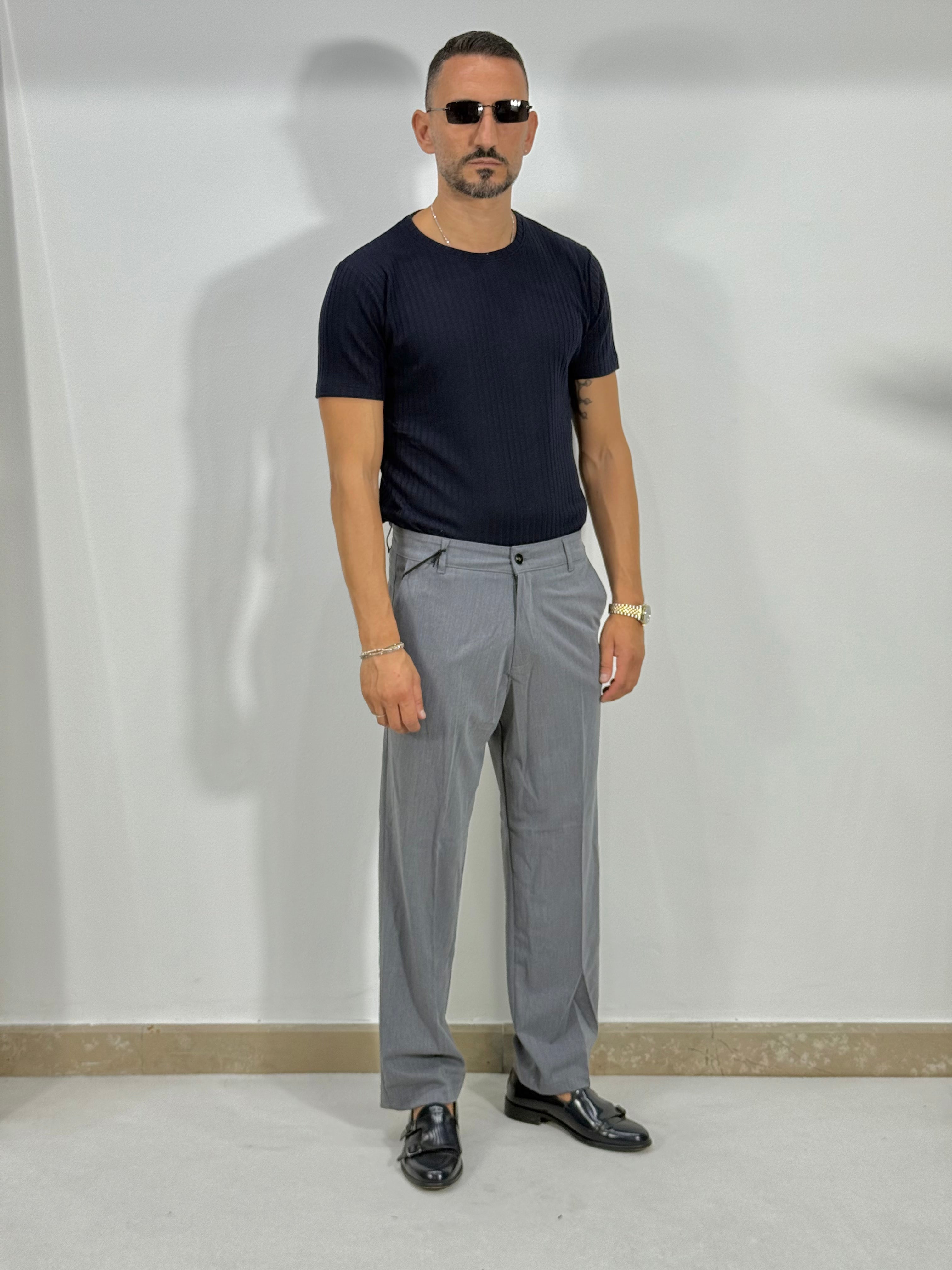PANTALONI LOOSE FIT FONDO 20cm