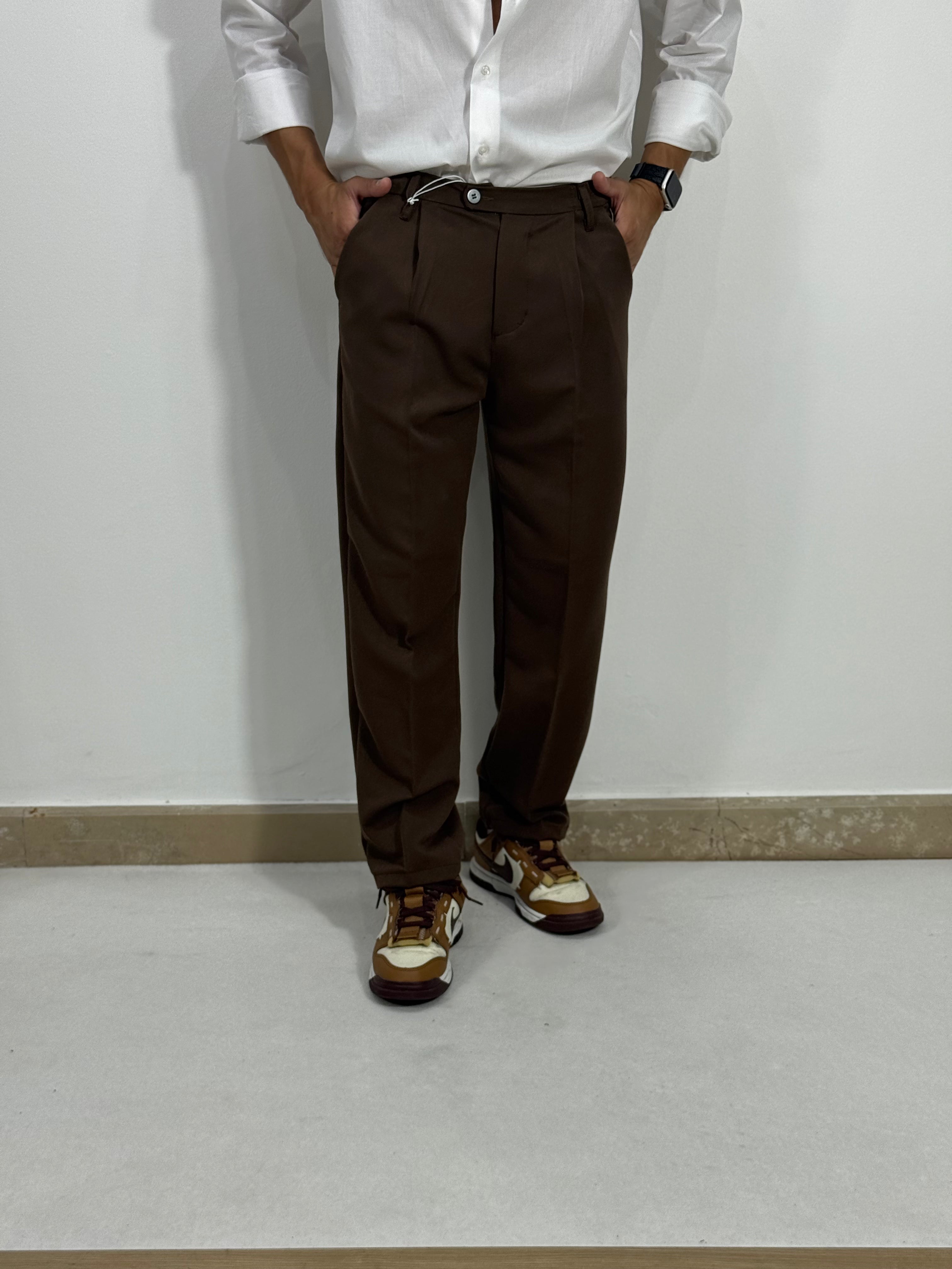 PANTALONE LOOSE FIT CON ELASTICO