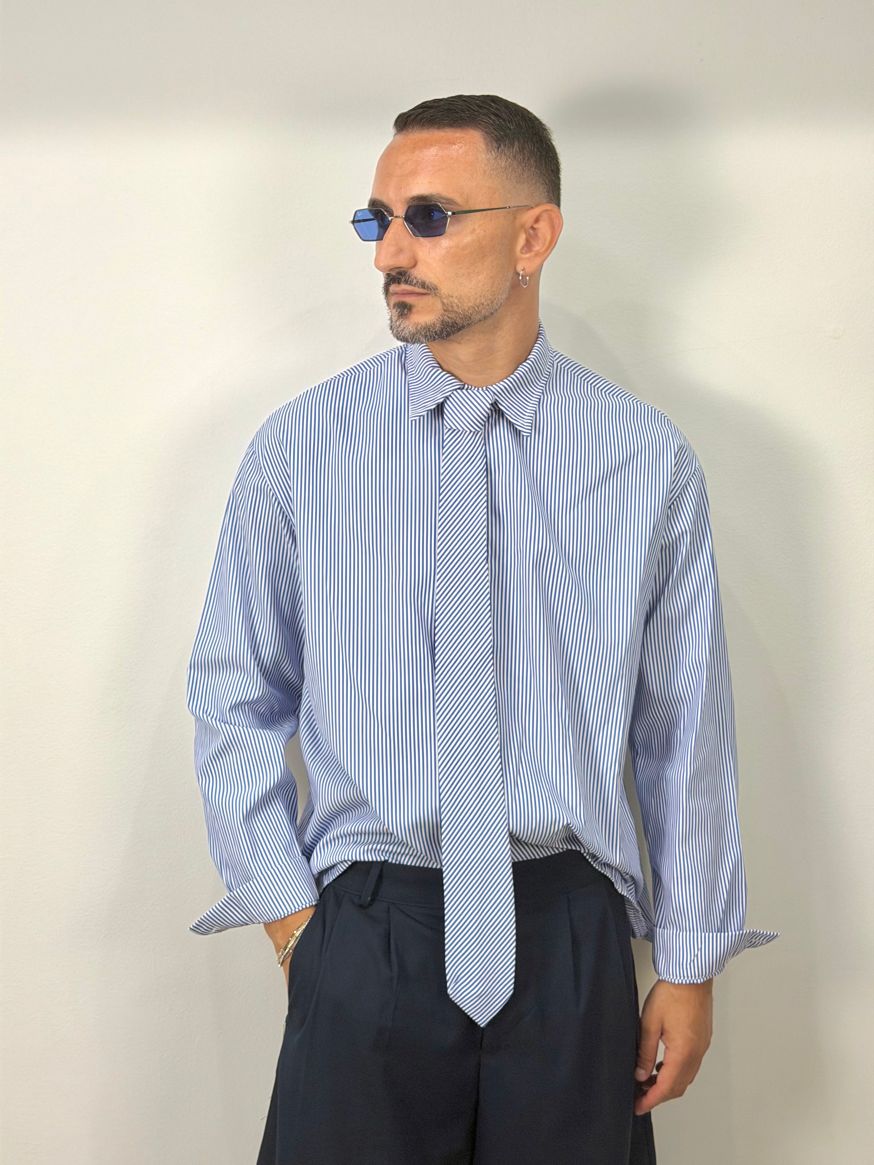 CAMICIA RIGATA OVER