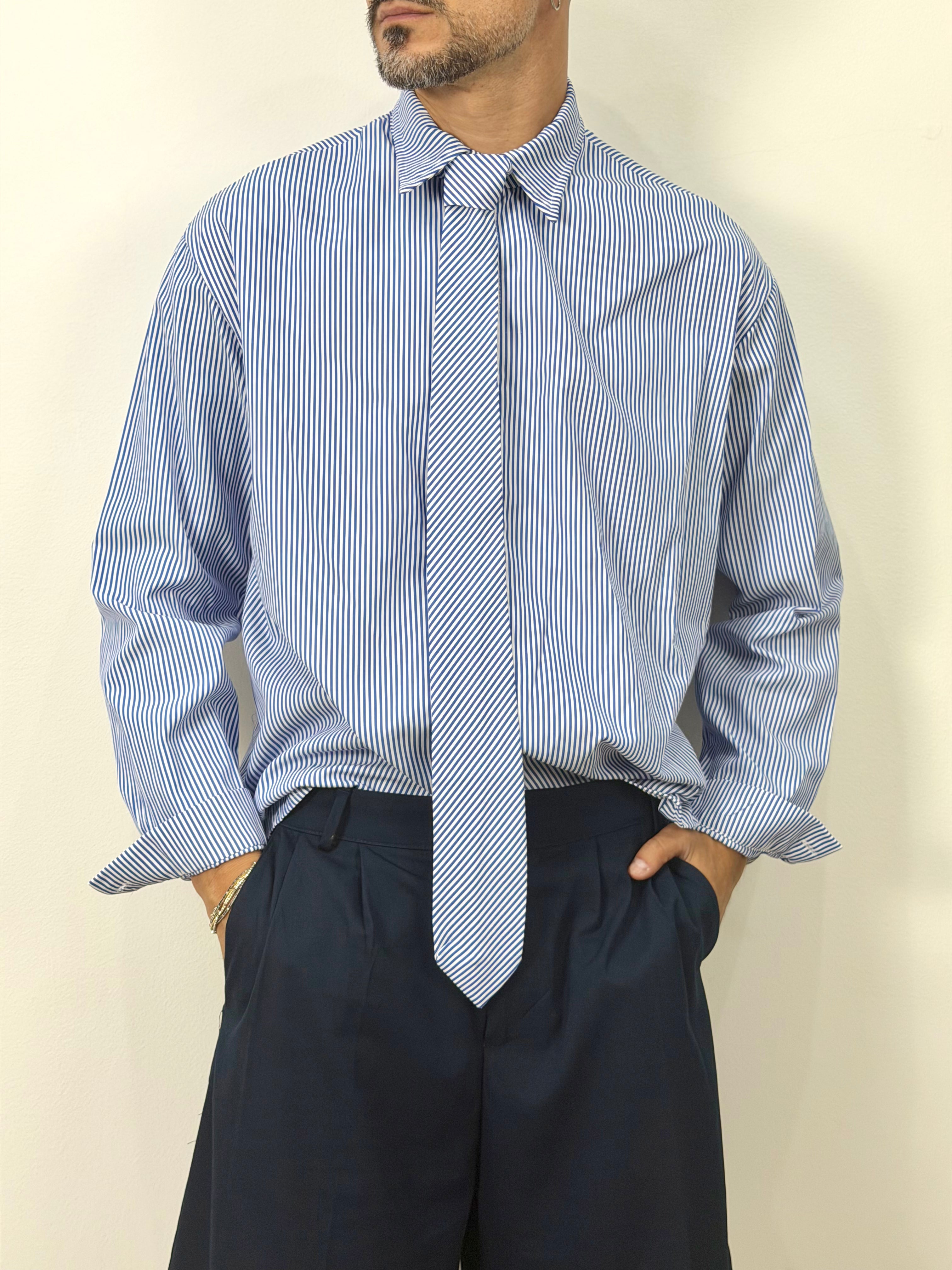 CAMICIA RIGATA OVER
