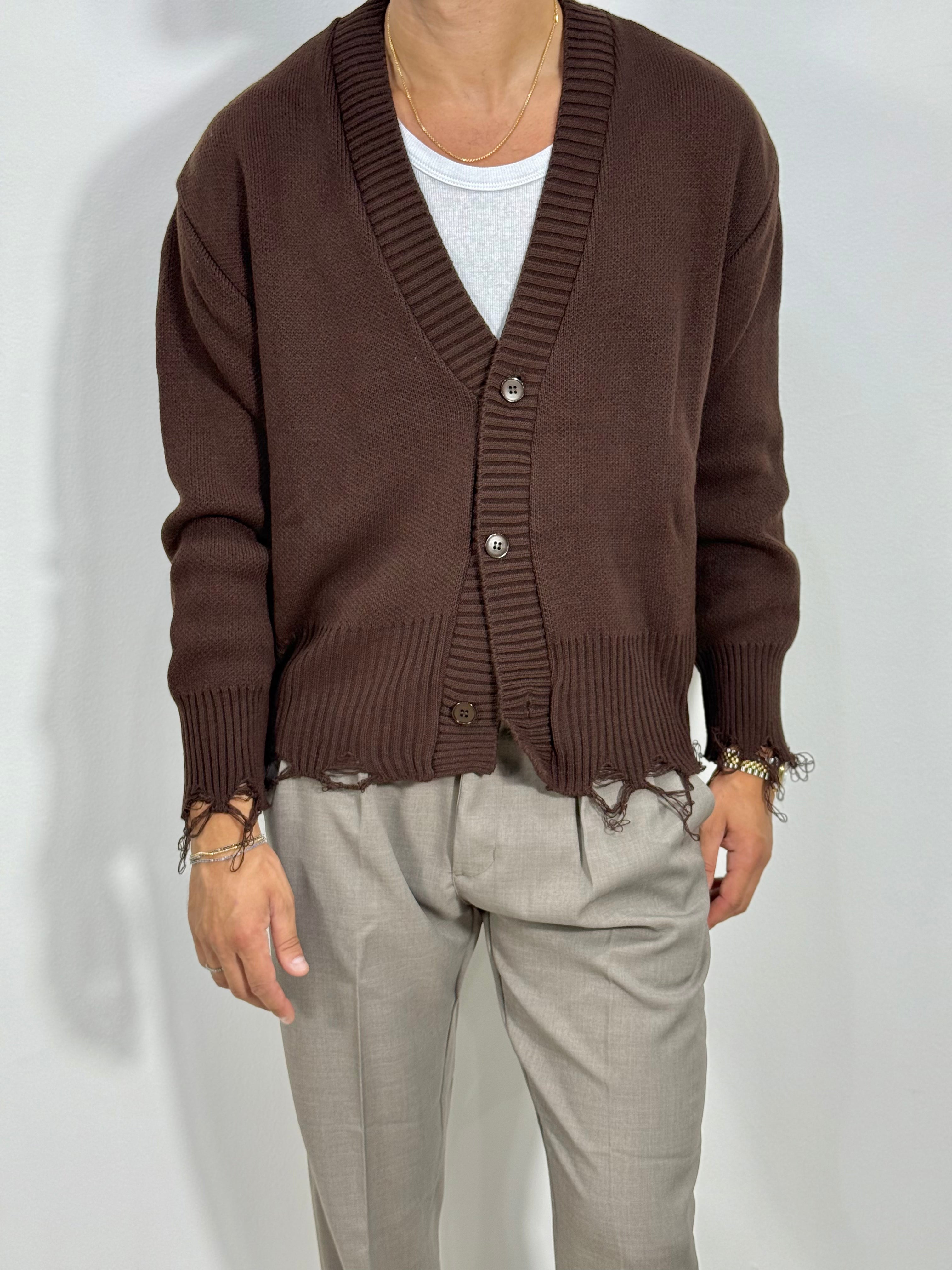 CARDIGAN SFRANGIATO