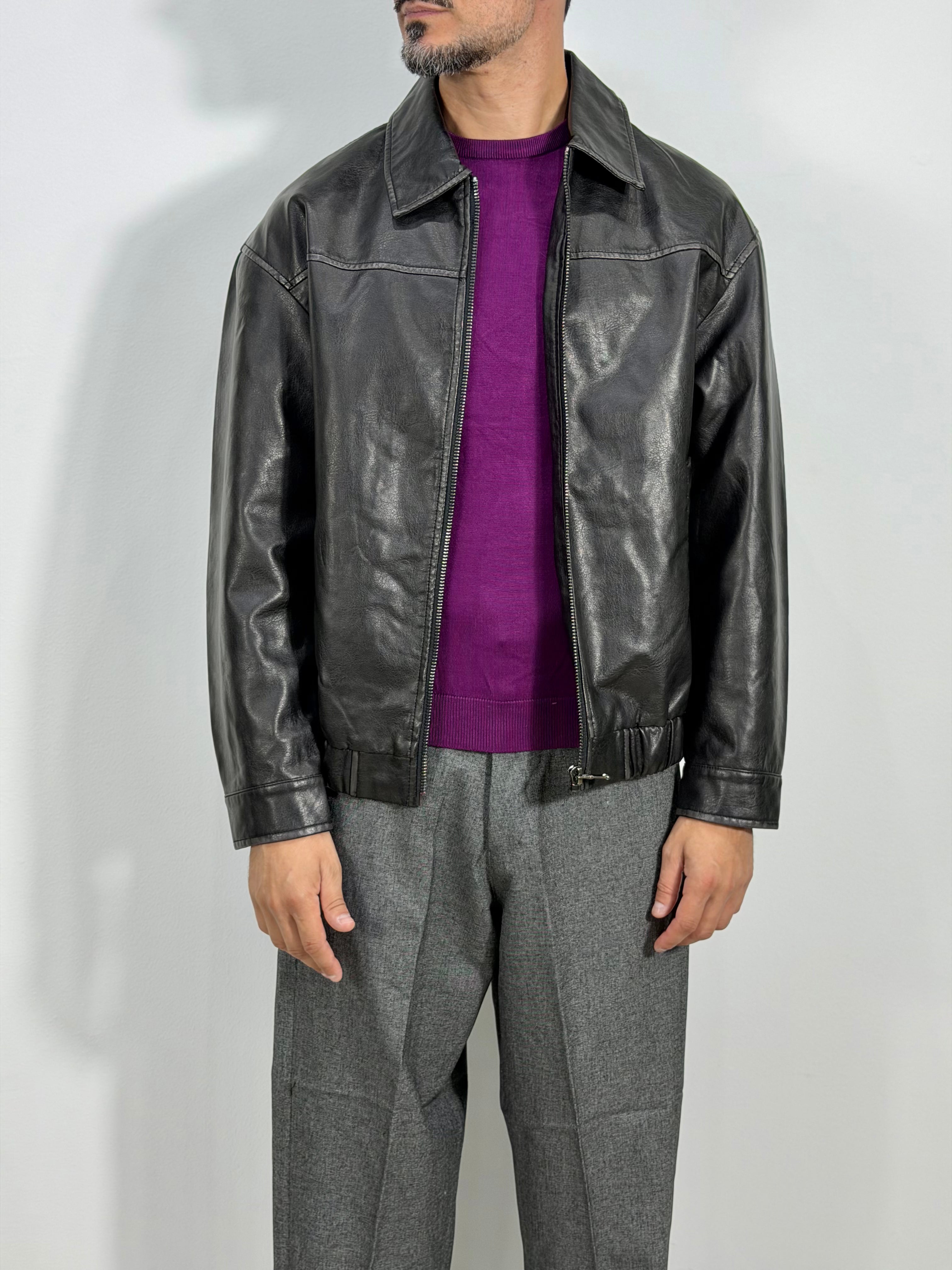 GIACCA ECOPELLE CROP