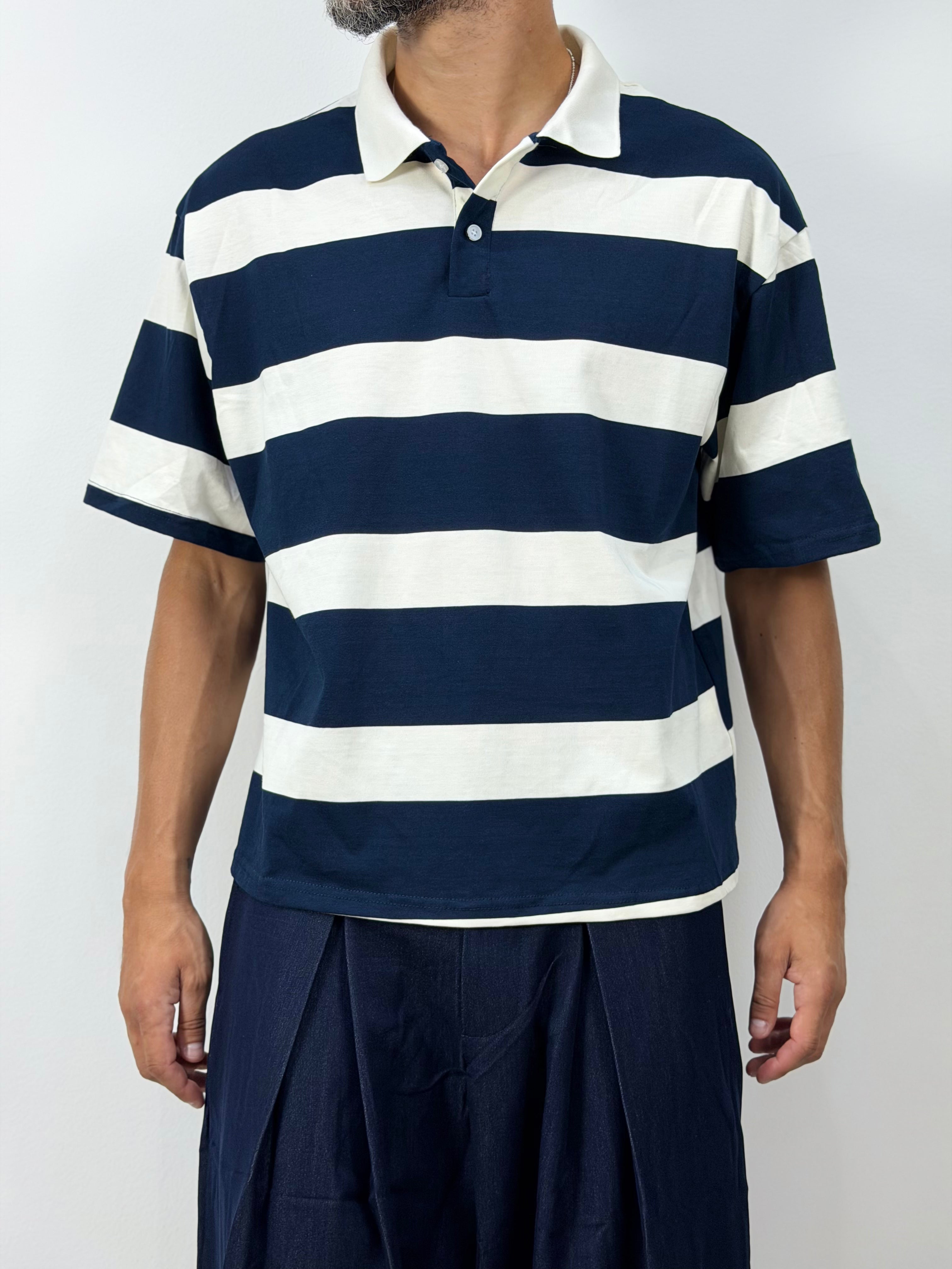 POLO OVER RIGATA