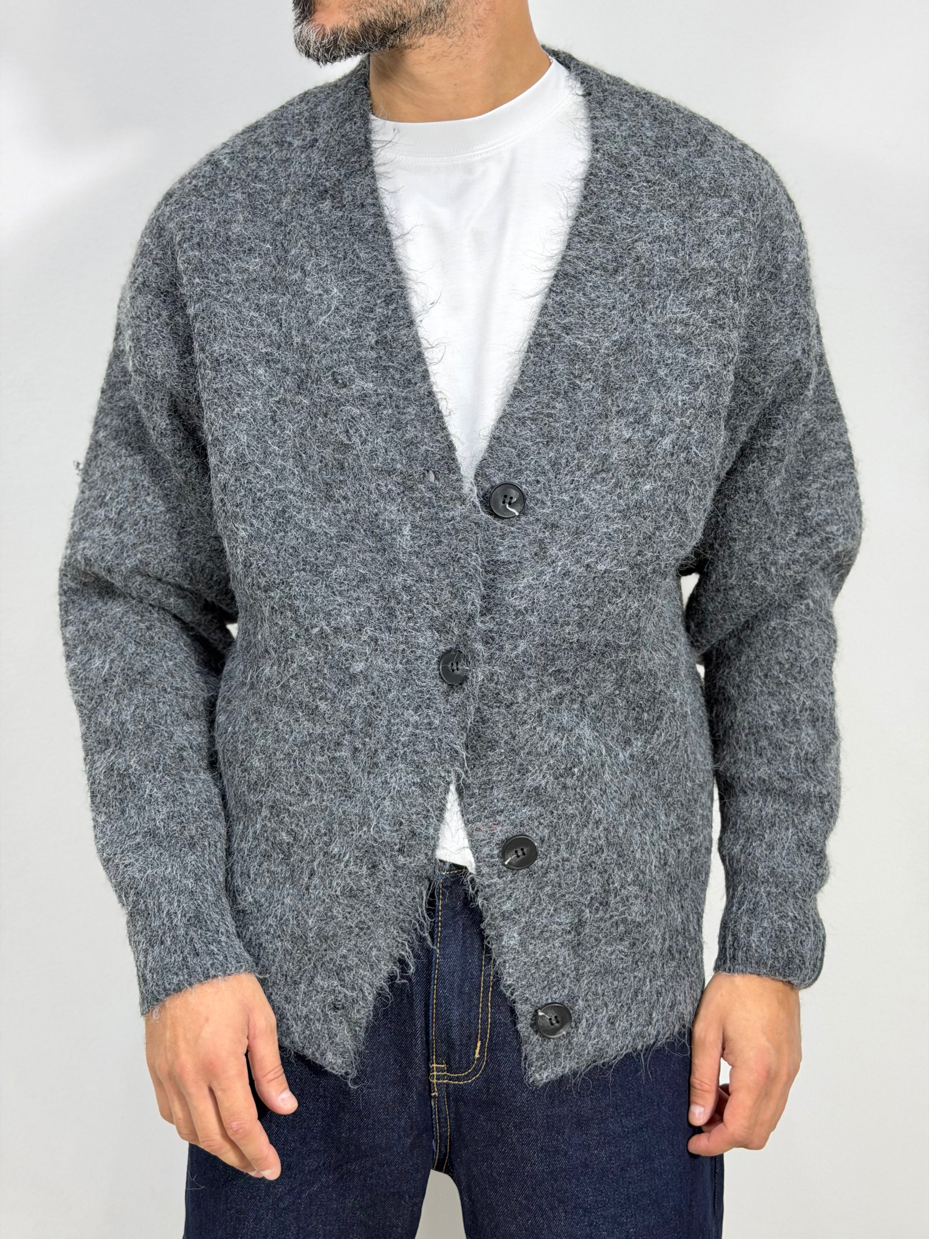 MAXI CARDIGAN BOUCLE