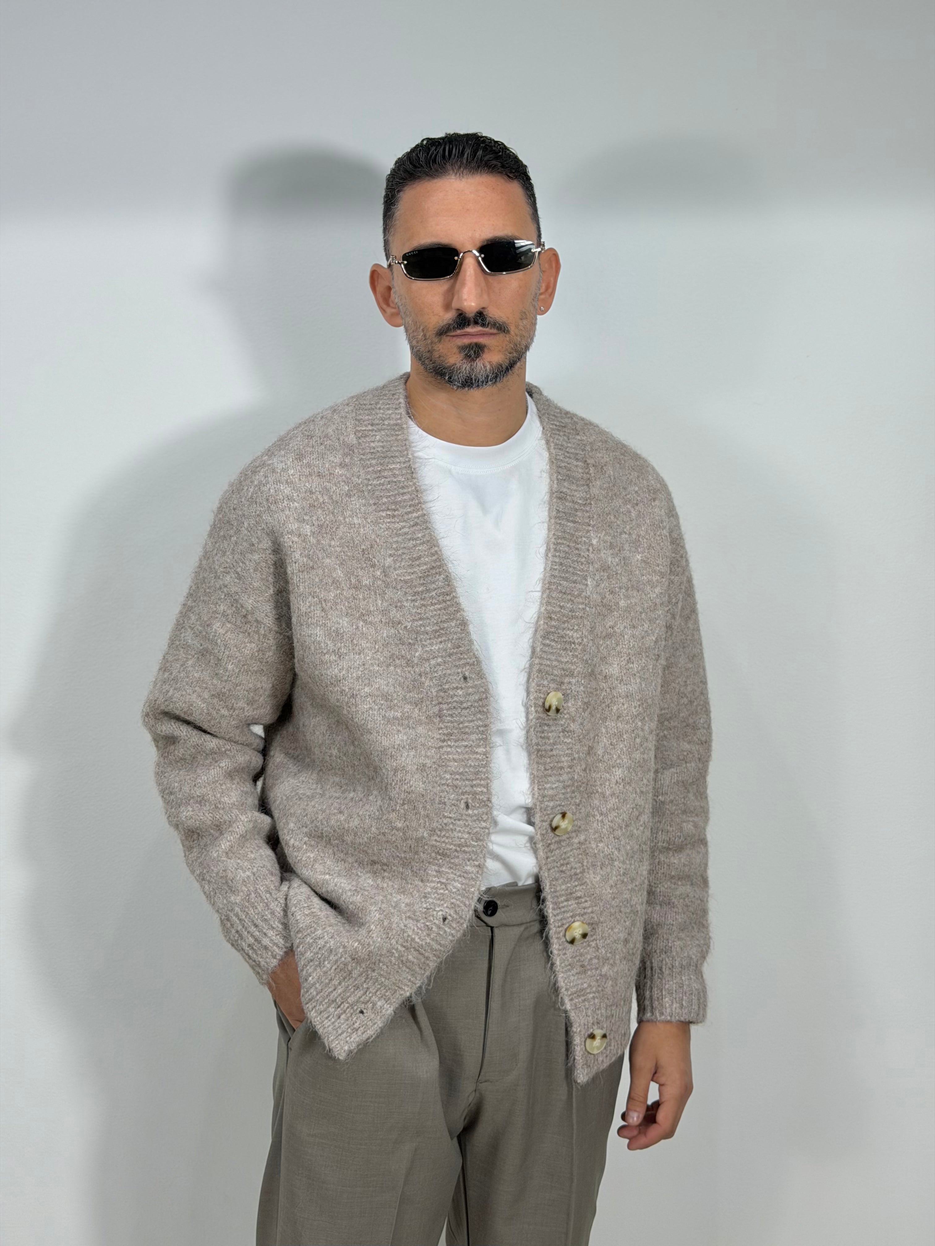 MAXI CARDIGAN BOUCLE